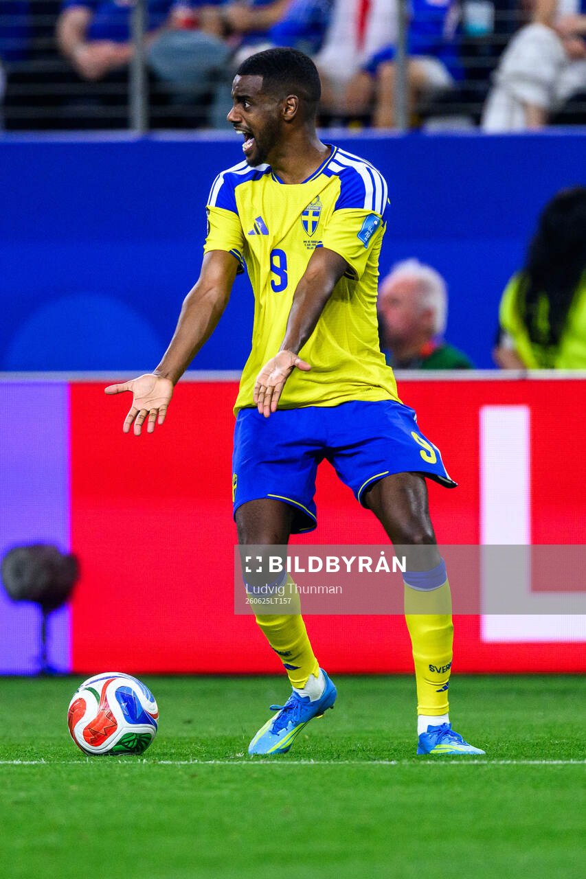 Alexander Isak of Sweden