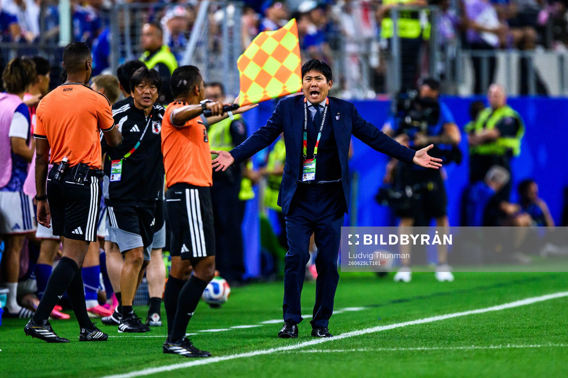 Head coach Hajime Moriyasu of Japan