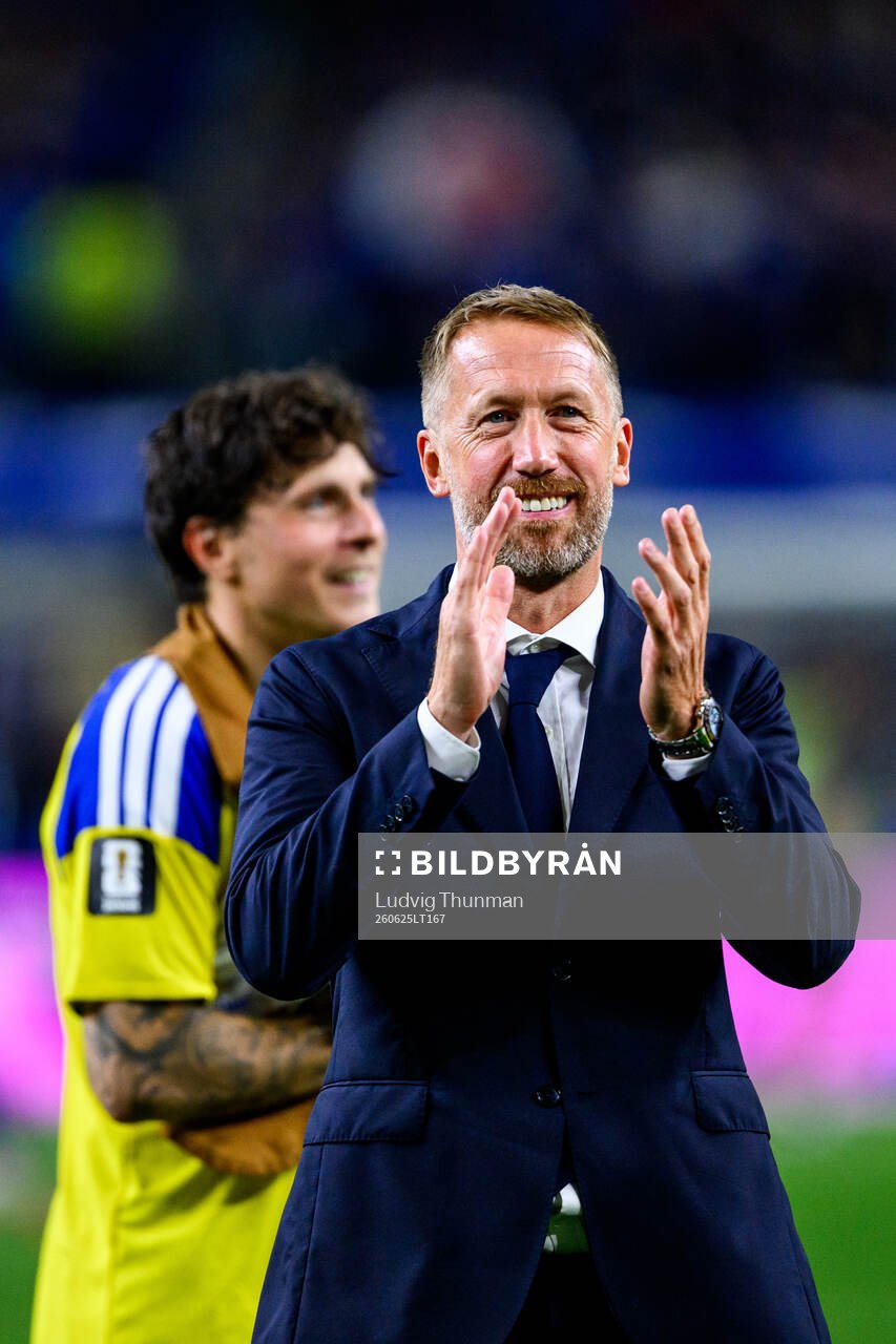 Head coach Graham Potter of Sweden