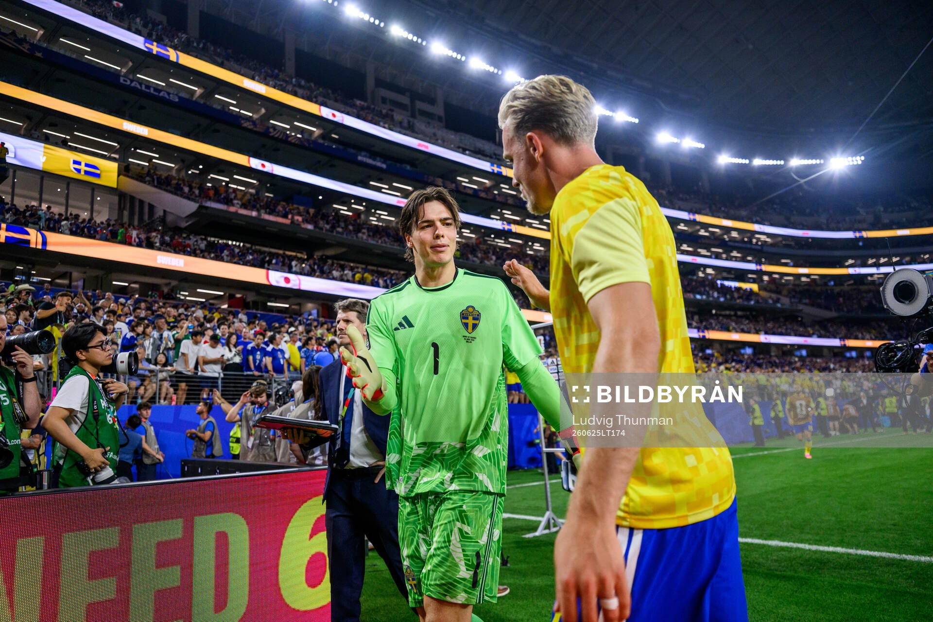 Goalkeeper Jacob Widell Zetterström of Sweden
