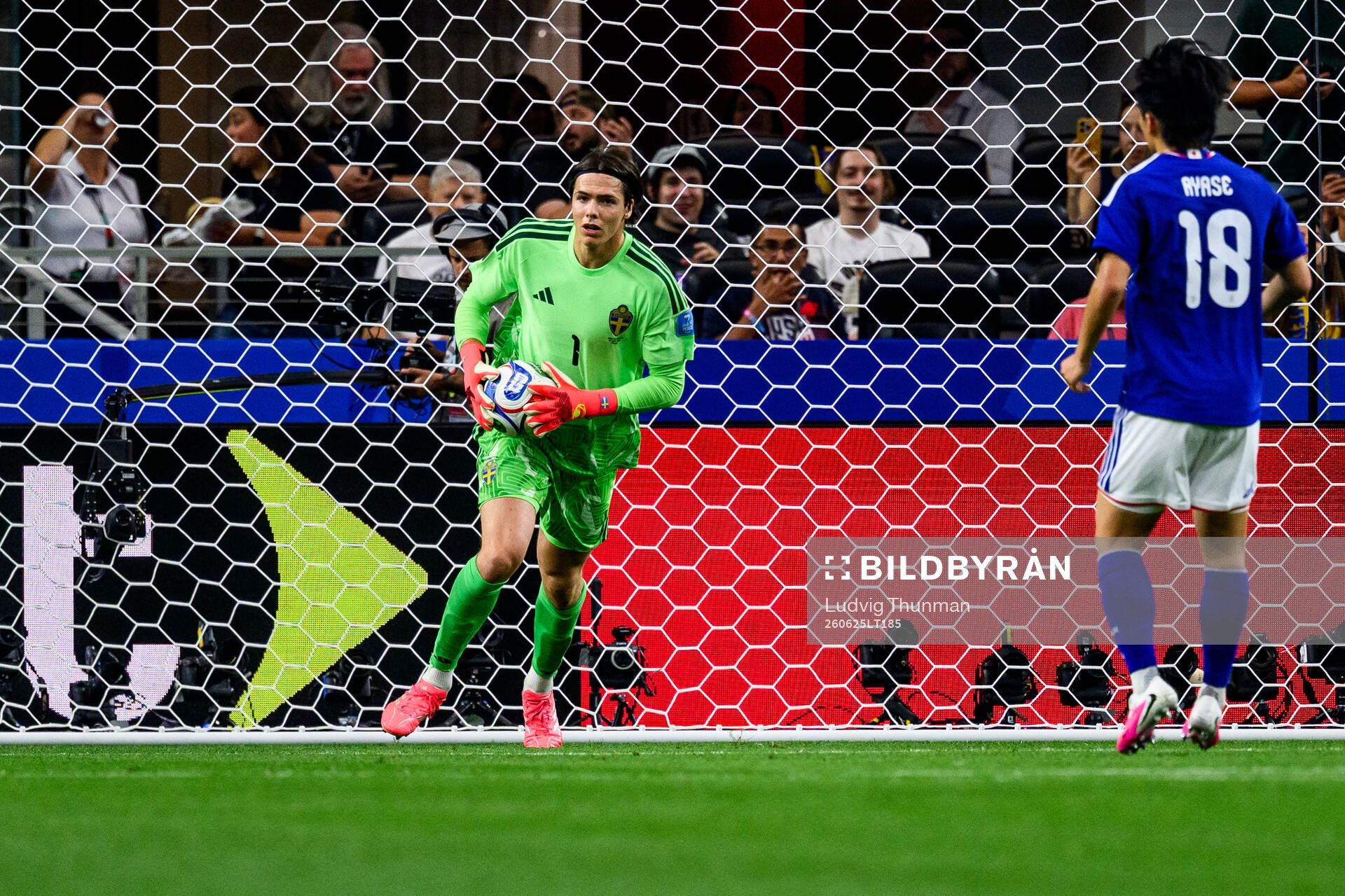 Goalkeeper Jacob Widell Zetterström of Sweden