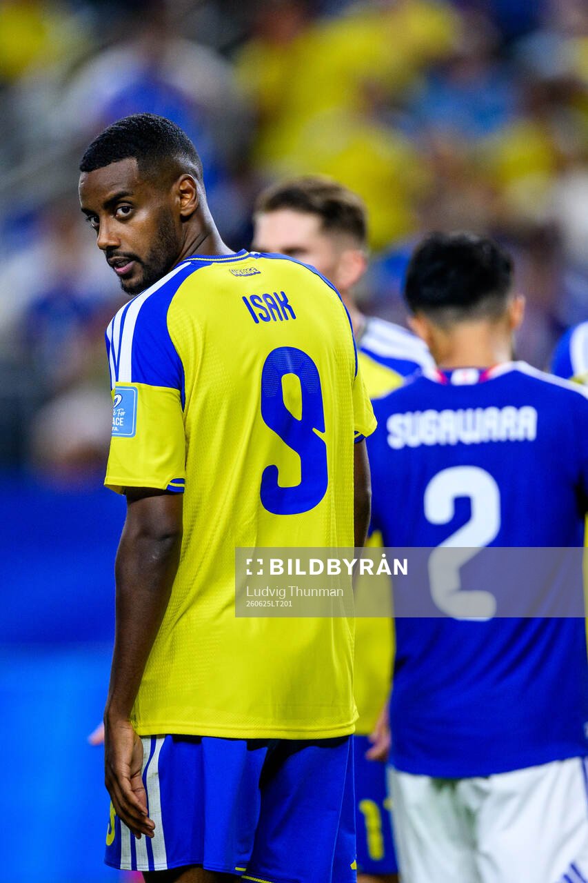 Alexander Isak of Sweden