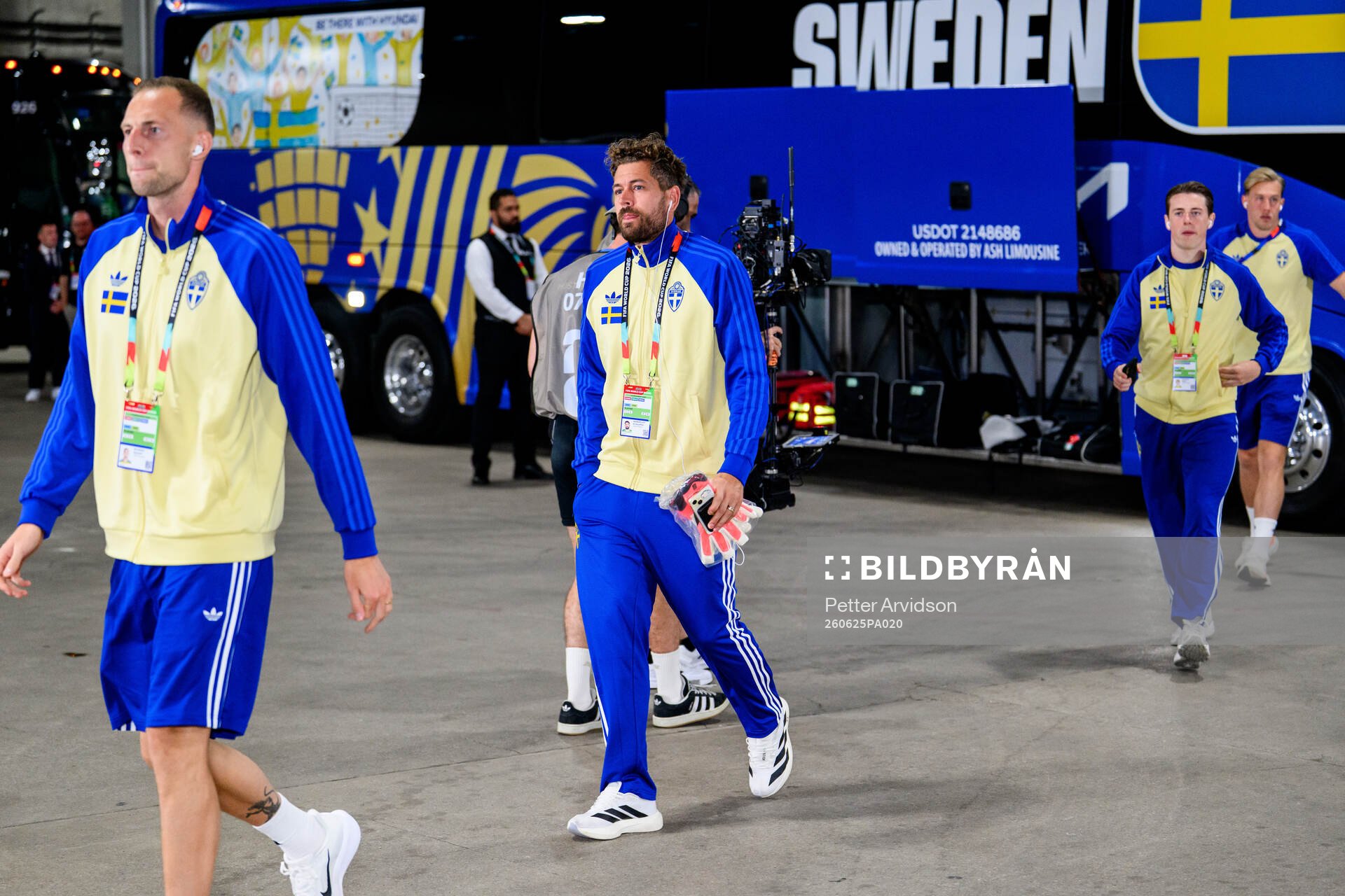 Goalkeeper Kristoffer Nordfeldt of Sweden