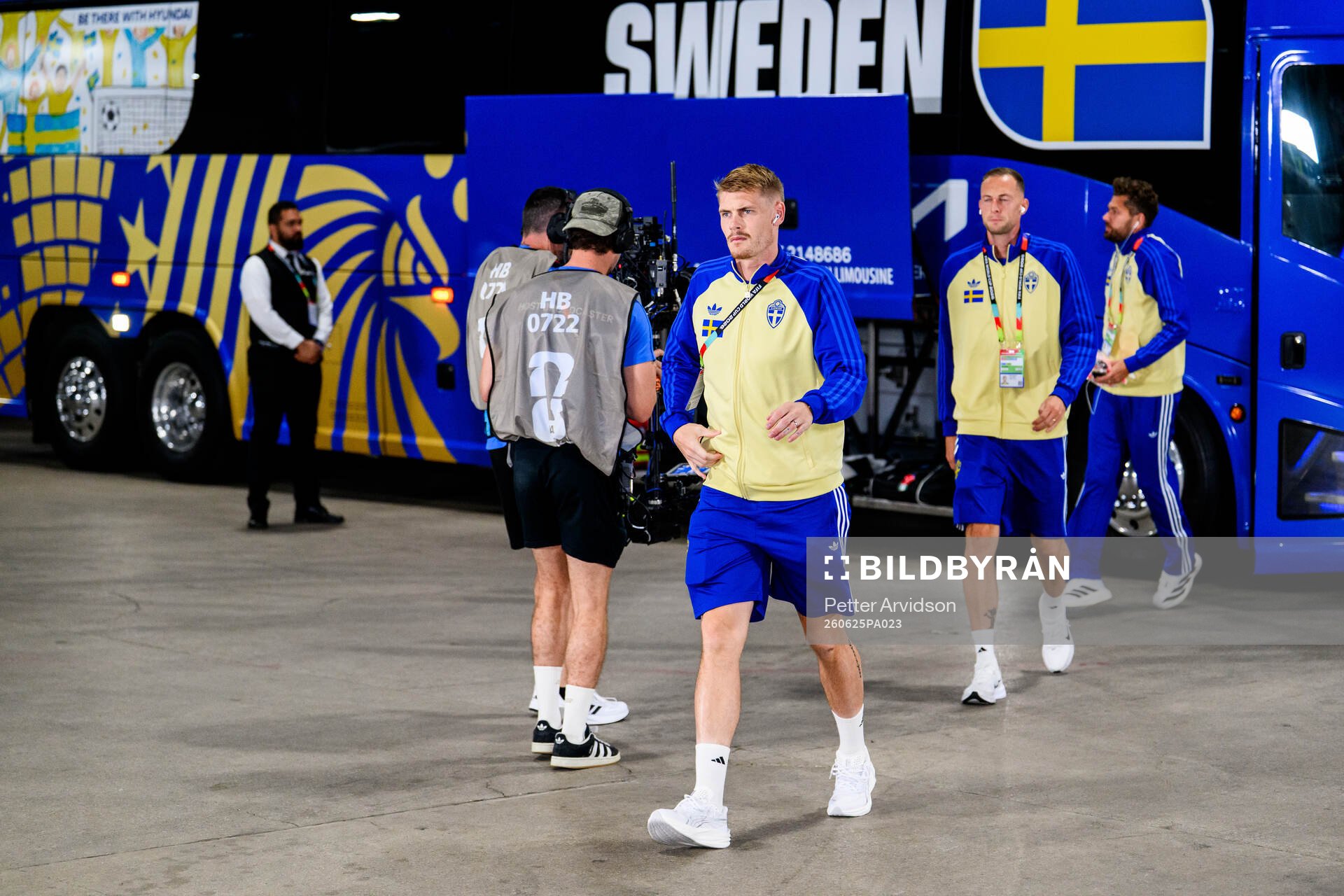 Eric Smith, Gustaf Nilsson and goalkeeper Kristoffer
