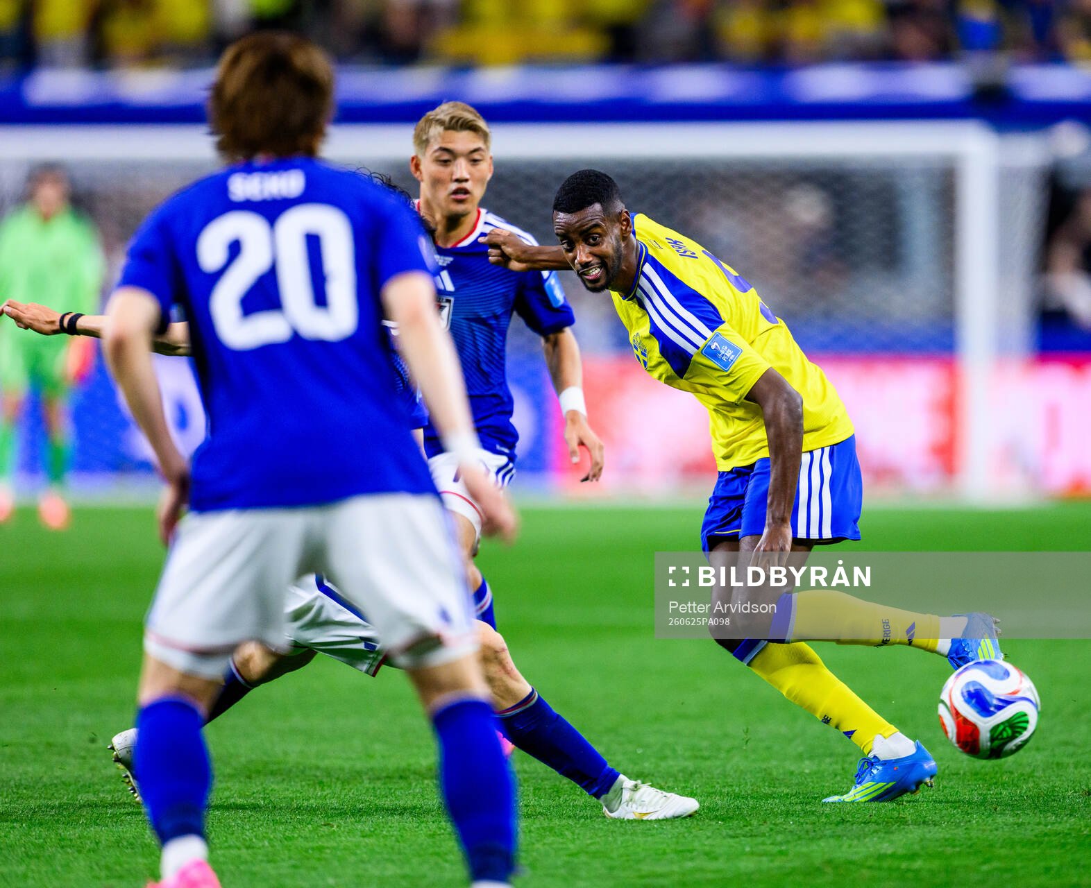 Alexander Isak of Sweden