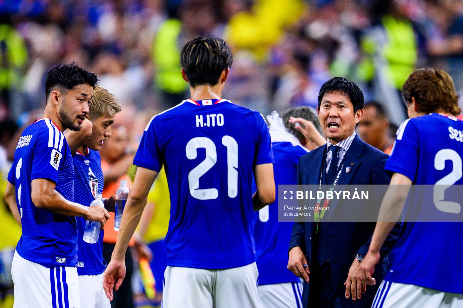 Head coach Hajime Moriyasu of Japan