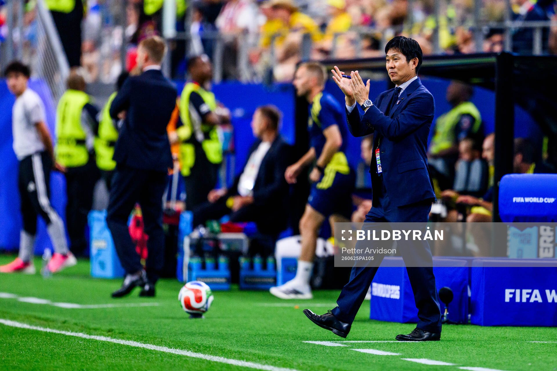 Head coach Hajime Moriyasu of Japan