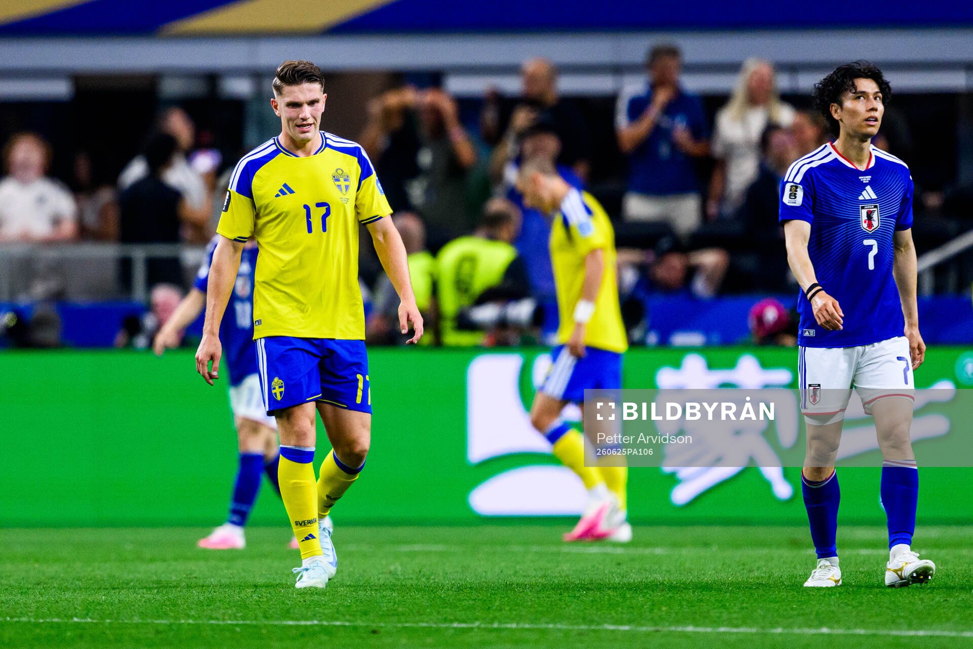 Viktor Gyökeres of Sweden looks dejected