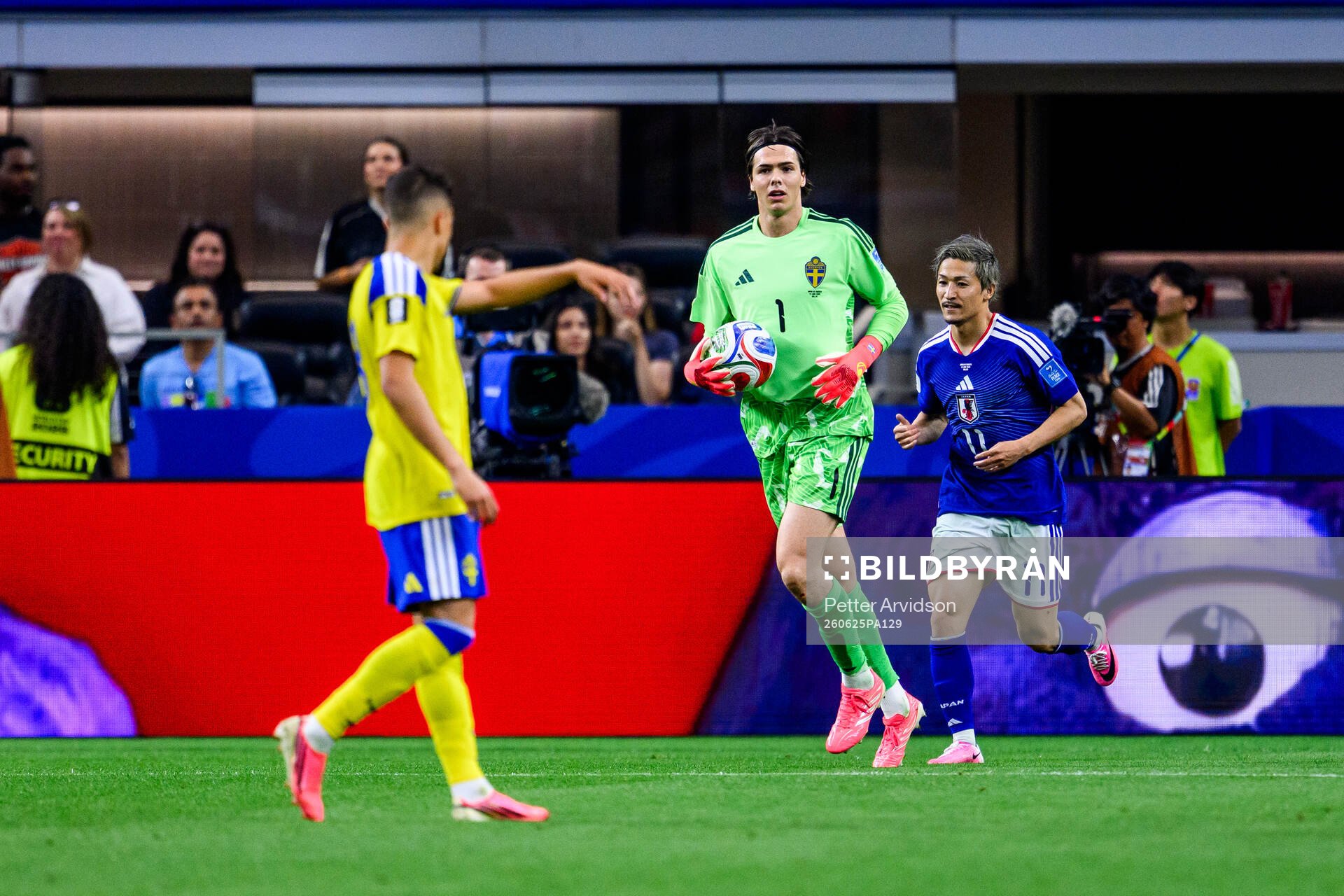 Goalkeeper Jacob Widell Zetterström of Sweden