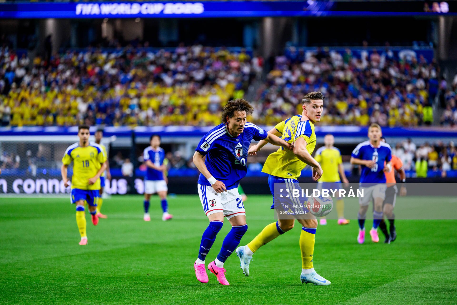 Ayumu Seko of Japan and Viktor Gyökeres of Sweden