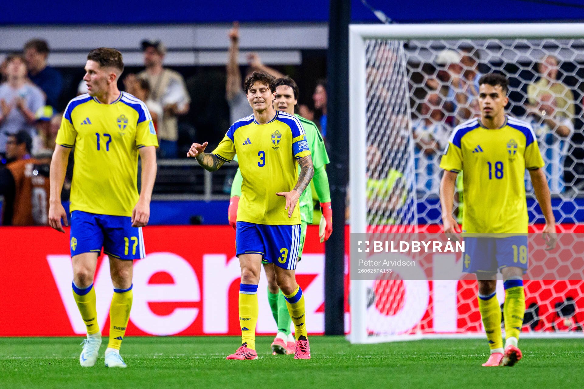 Viktor Gyökeres, Victor Nilsson Lindelöf and Yasin Ayari