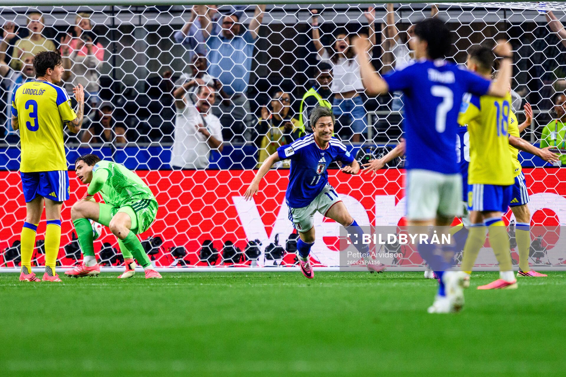 goalkeeper Jacob Widell Zetterström of Sweden looks