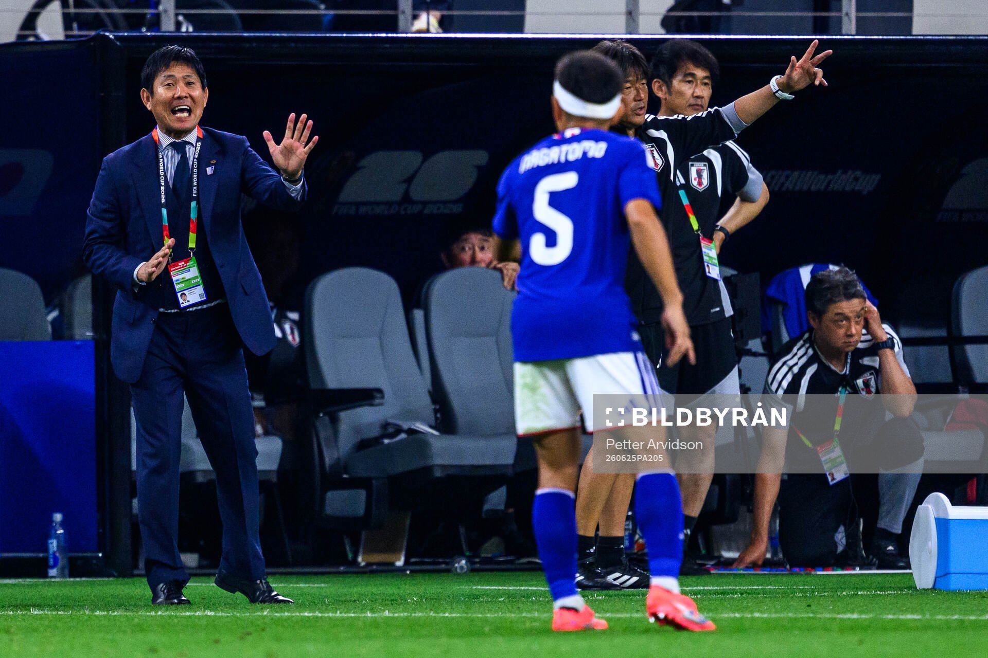 Head coach Hajime Moriyasu of Japan