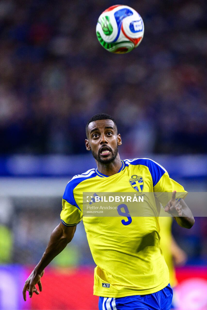 Alexander Isak of Sweden