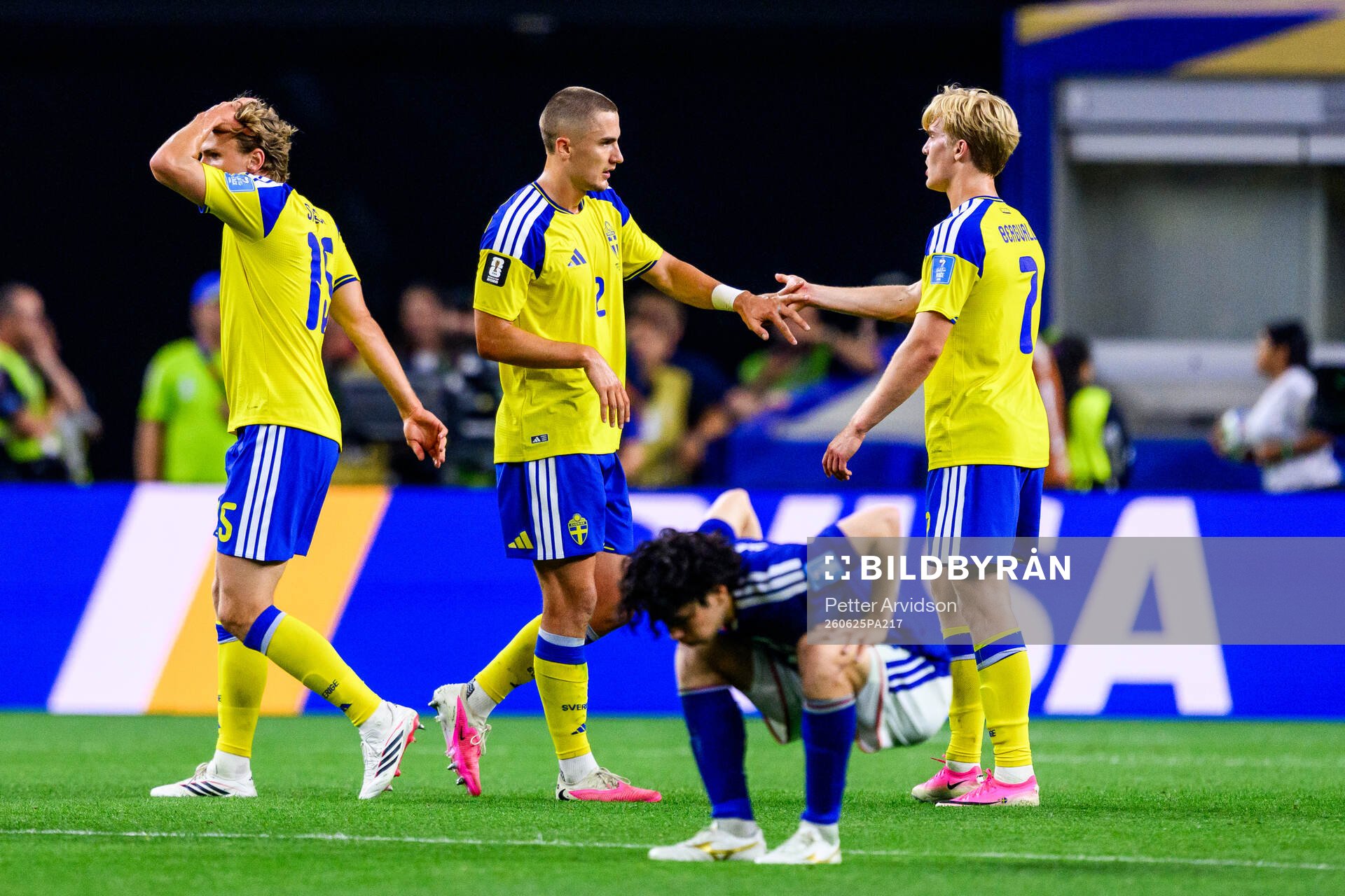 Gustaf Lagerbielke and Lucas Bergvall of Sweden