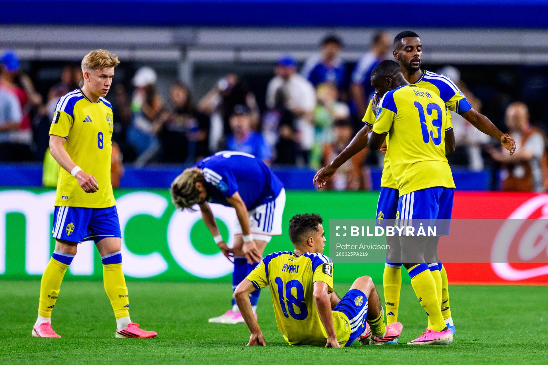 Daniel Svensson, Yasin Ayari, Ken Sema and Alexander Isak
