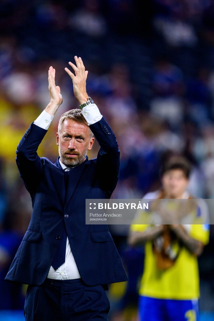 Head coach Graham Potter of Sweden