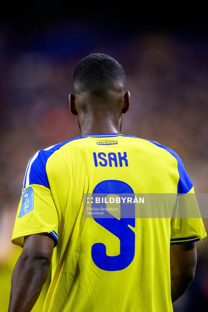 Alexander Isak of Sweden