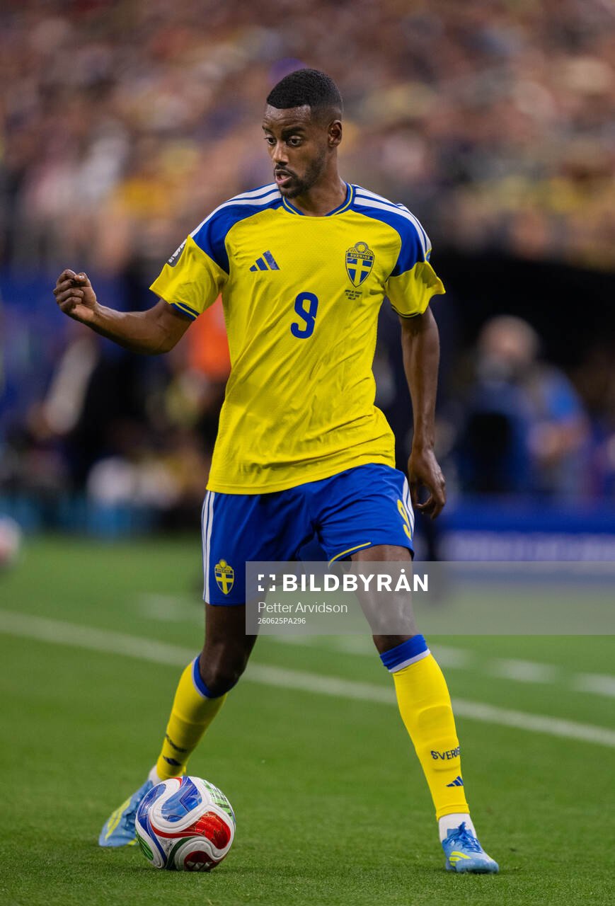 Alexander Isak of Sweden