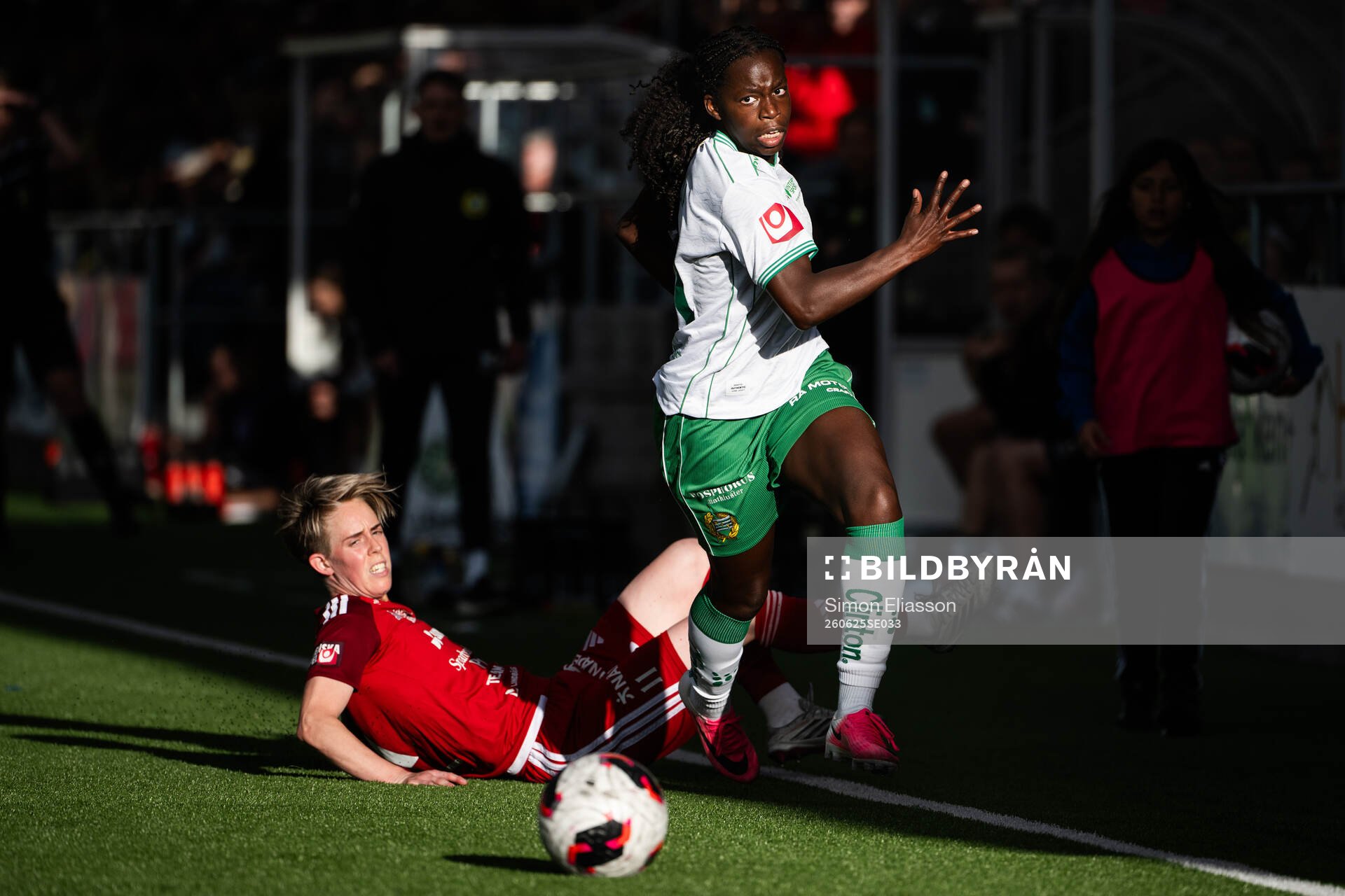 Piteås Cecilia Edlund och Hammarbys Vivienne Lia