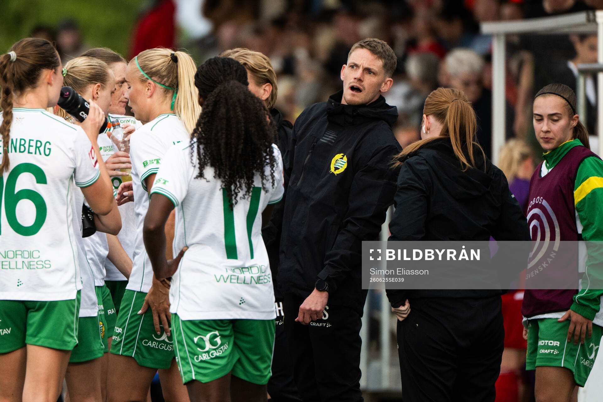 Hammarbys tränare William Strömberg