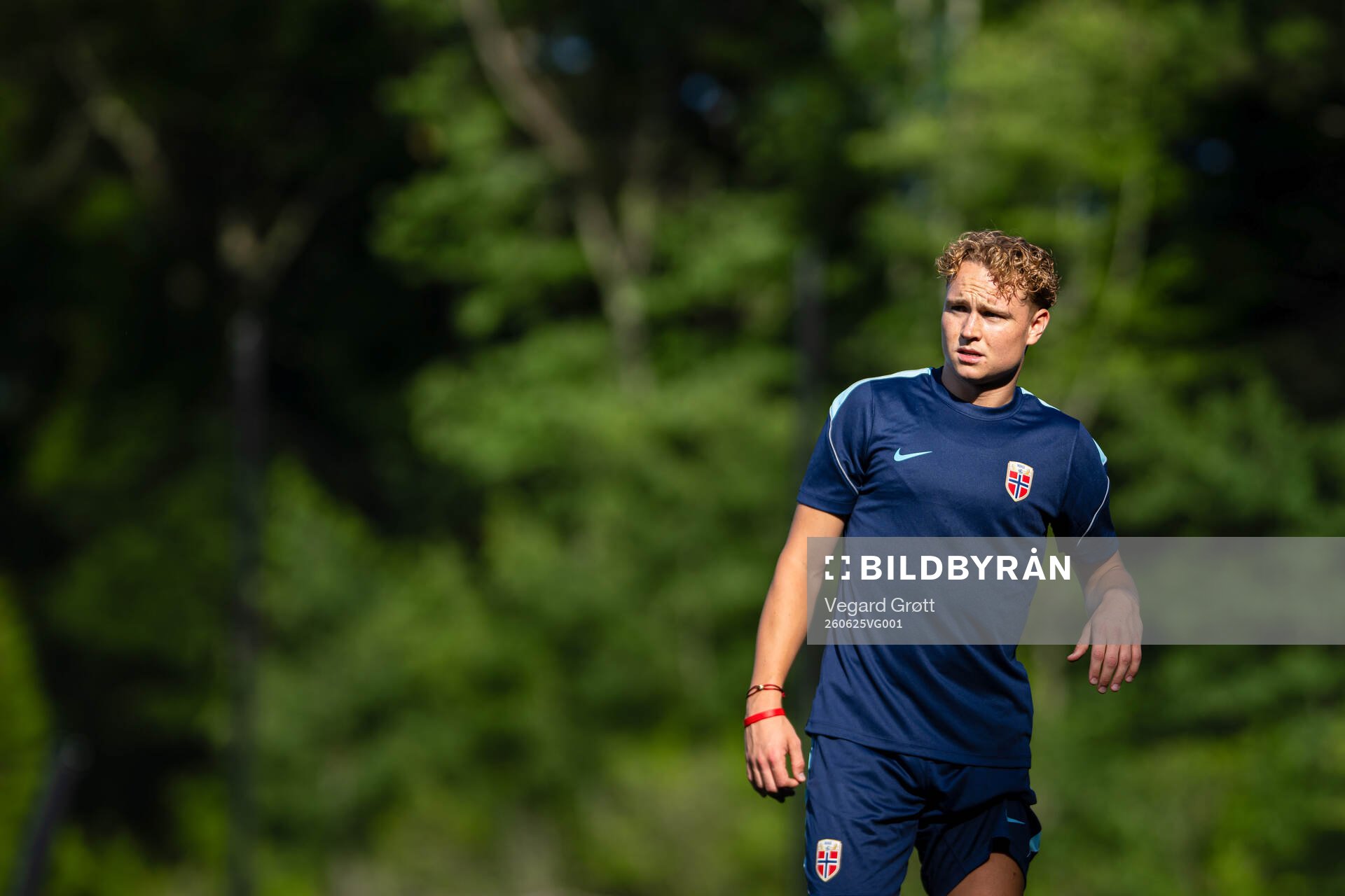 Andreas Schjelderup of the Norwegian national football team