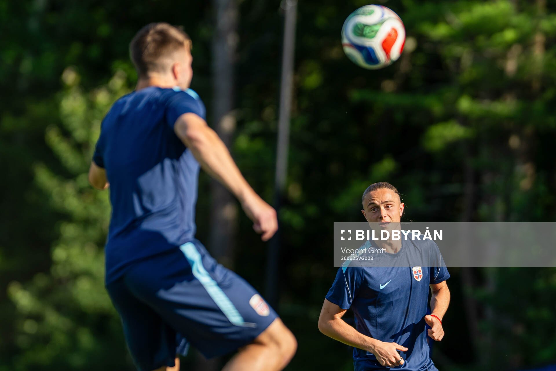 Thelo Aasgaard of the Norwegian national football team at a
