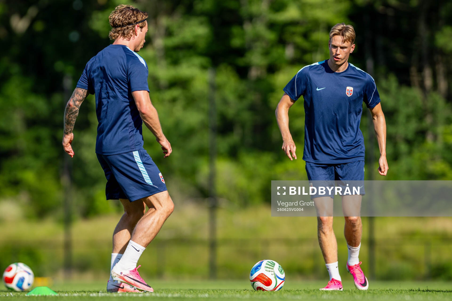 Patrick Berg and Torbjørn Lysaker Heggem of the Norwegian