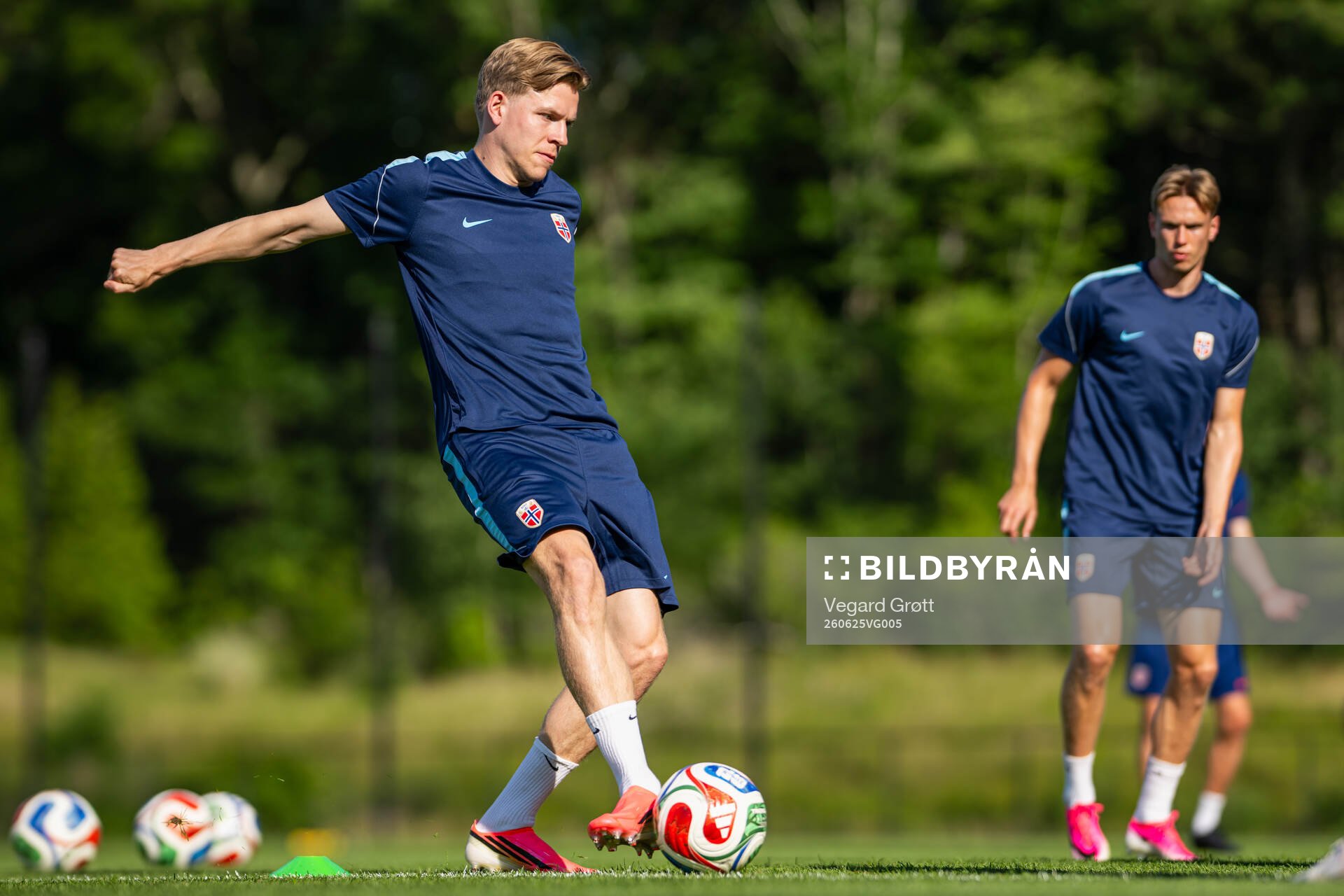 Jens Petter Hauge of the Norwegian national football team