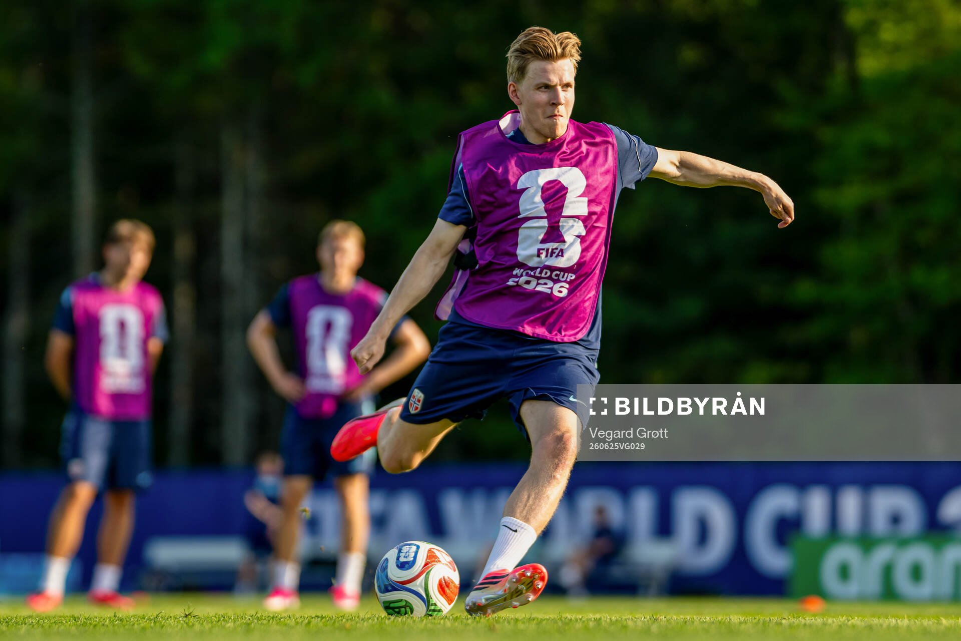 Jens Petter Hauge of the Norwegian national football team