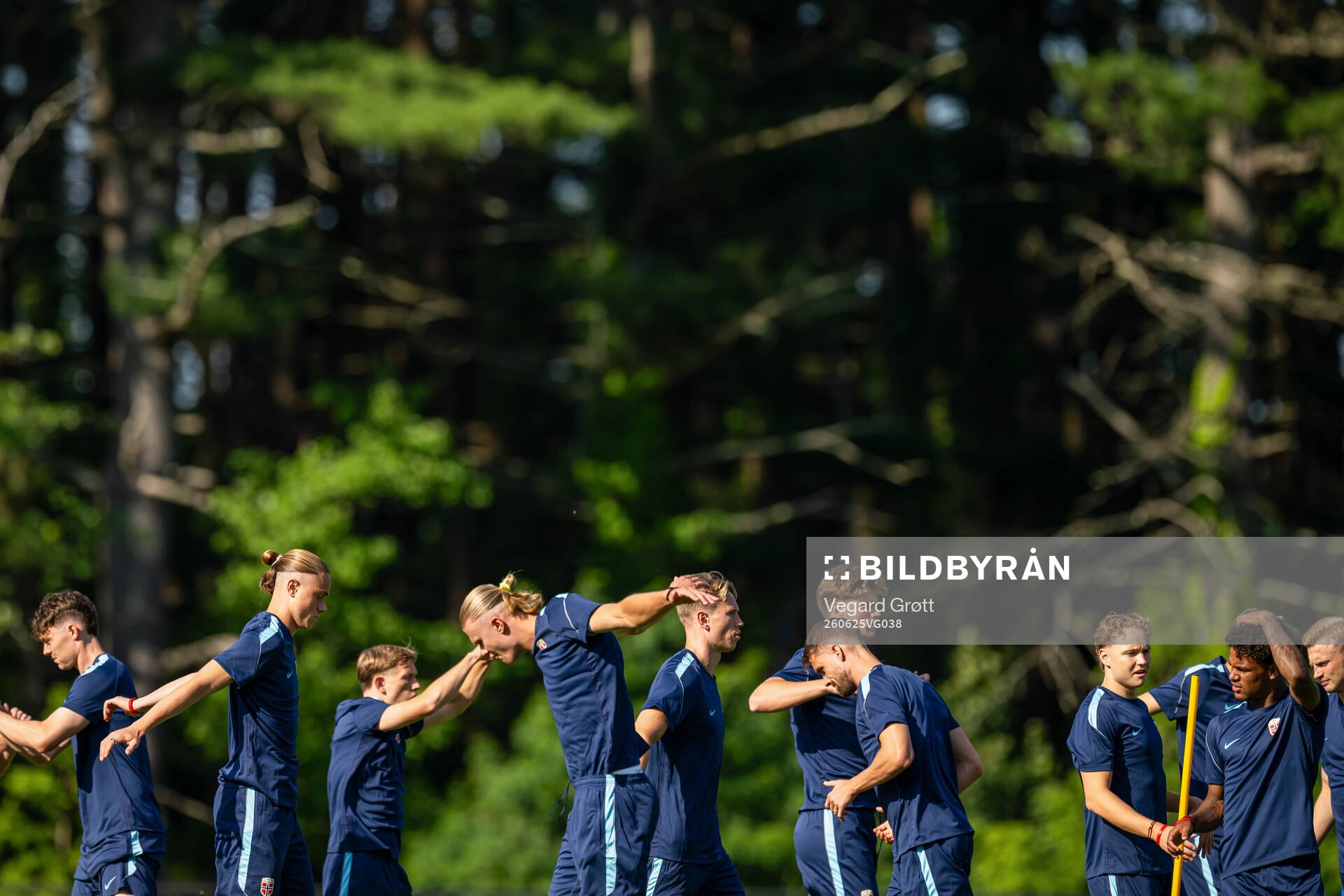 Thelo Aasgaard, Erling Braut Haaland, Kristoffer Ajer and