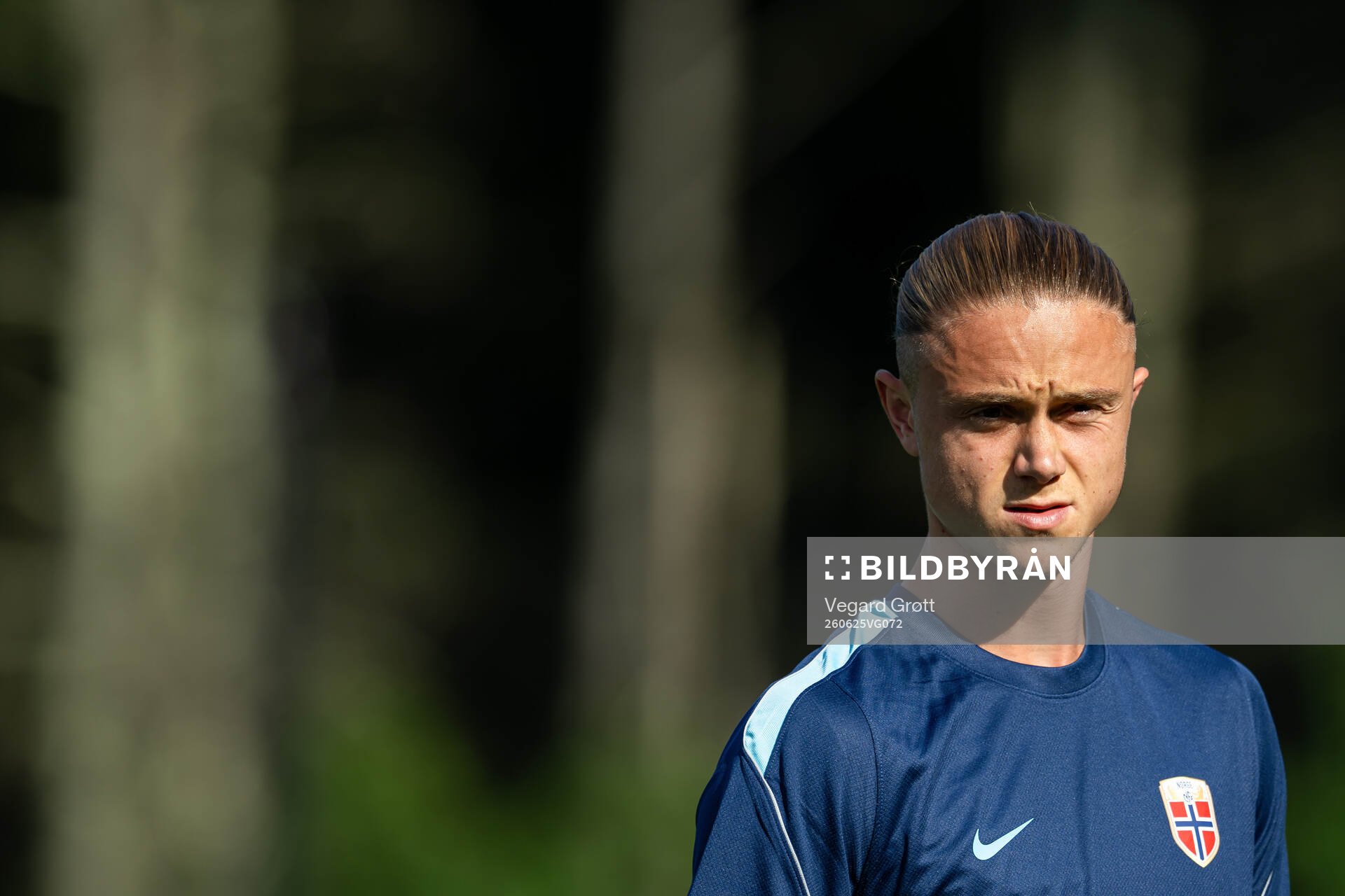 Thelo Aasgaard of the Norwegian national football team at a