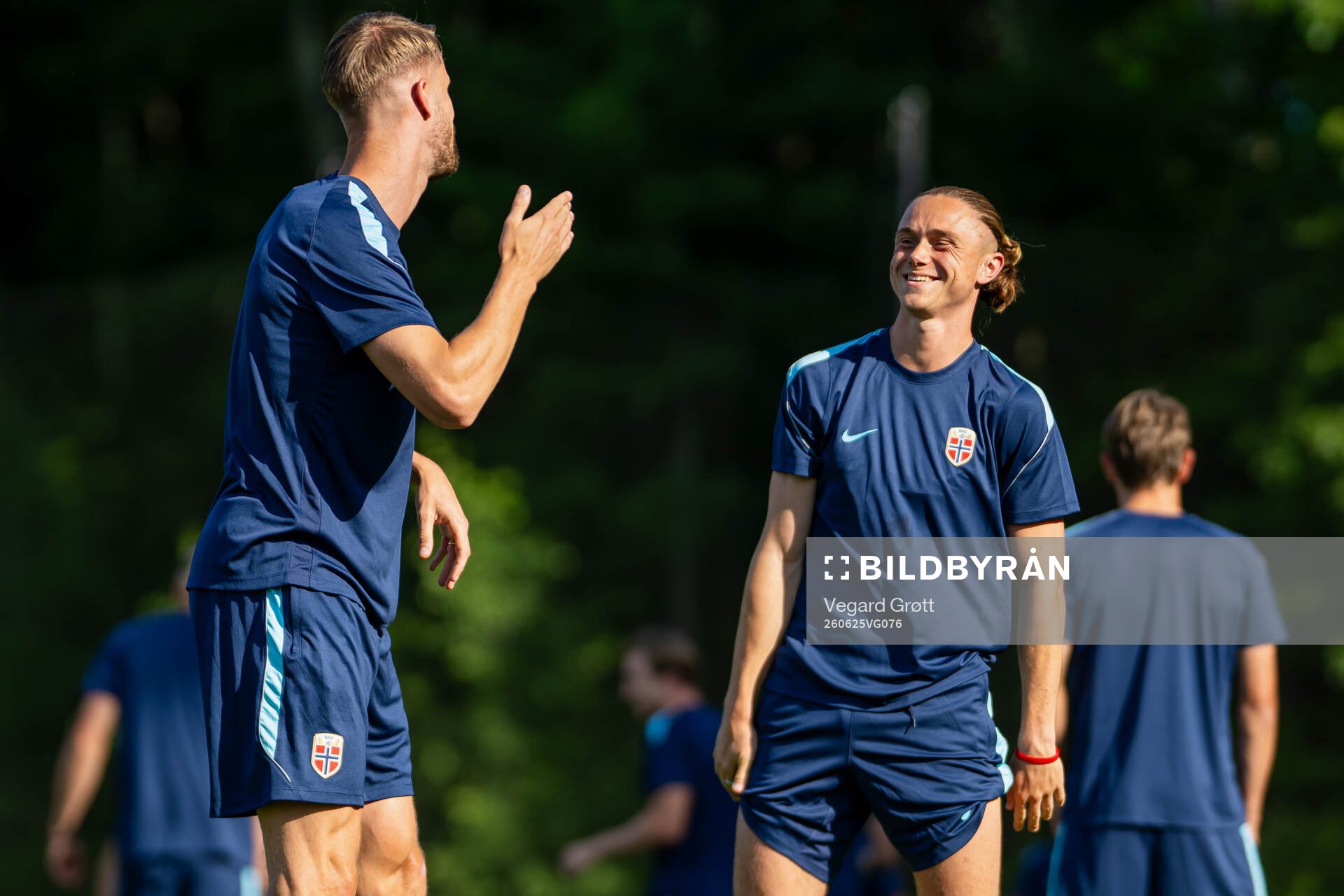 Thelo Aasgaard of the Norwegian national football team at a