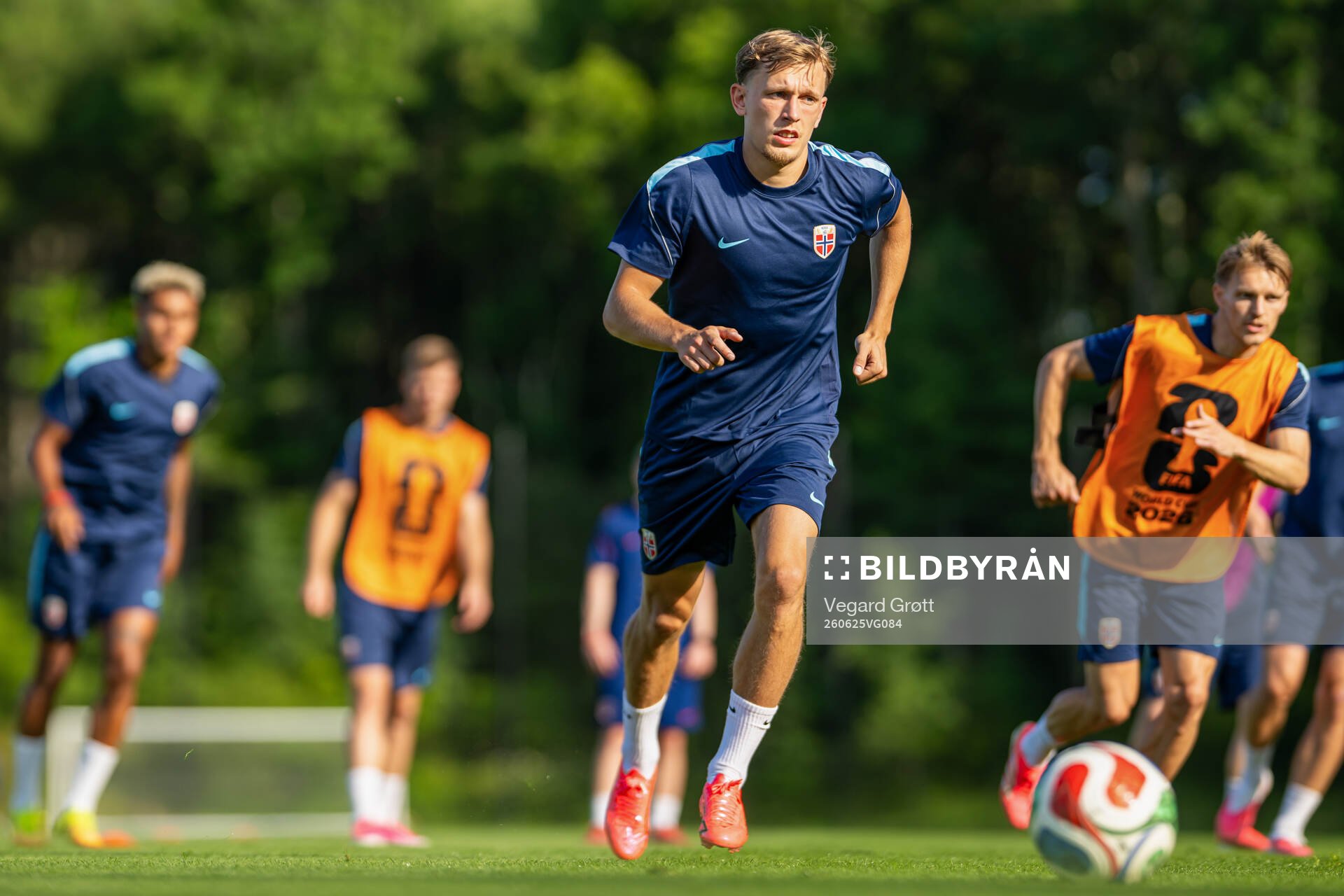Marcus Holmgren Pedersen of the Norwegian national football