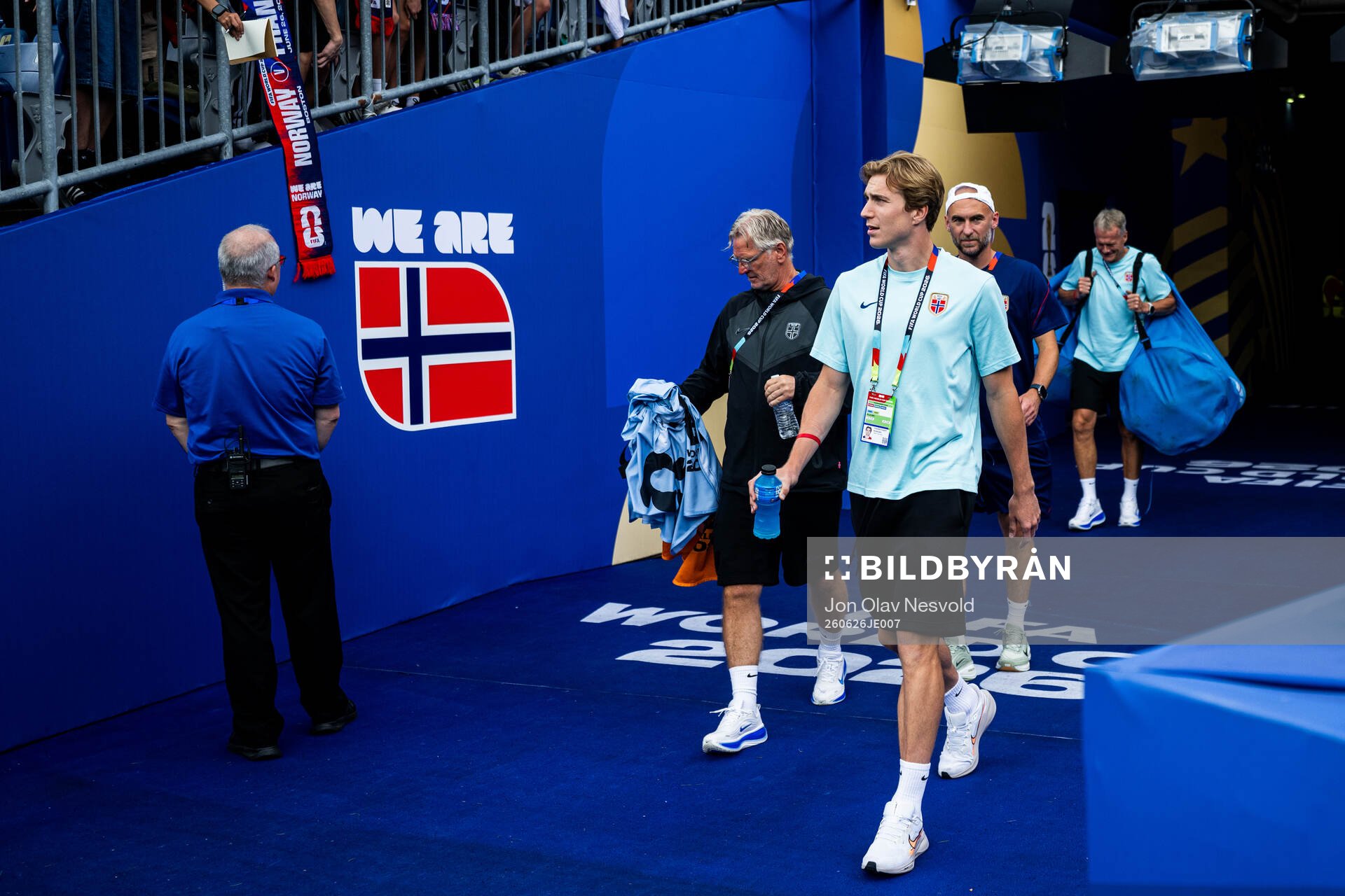 Kristian Thorstvedt of Norway arrives