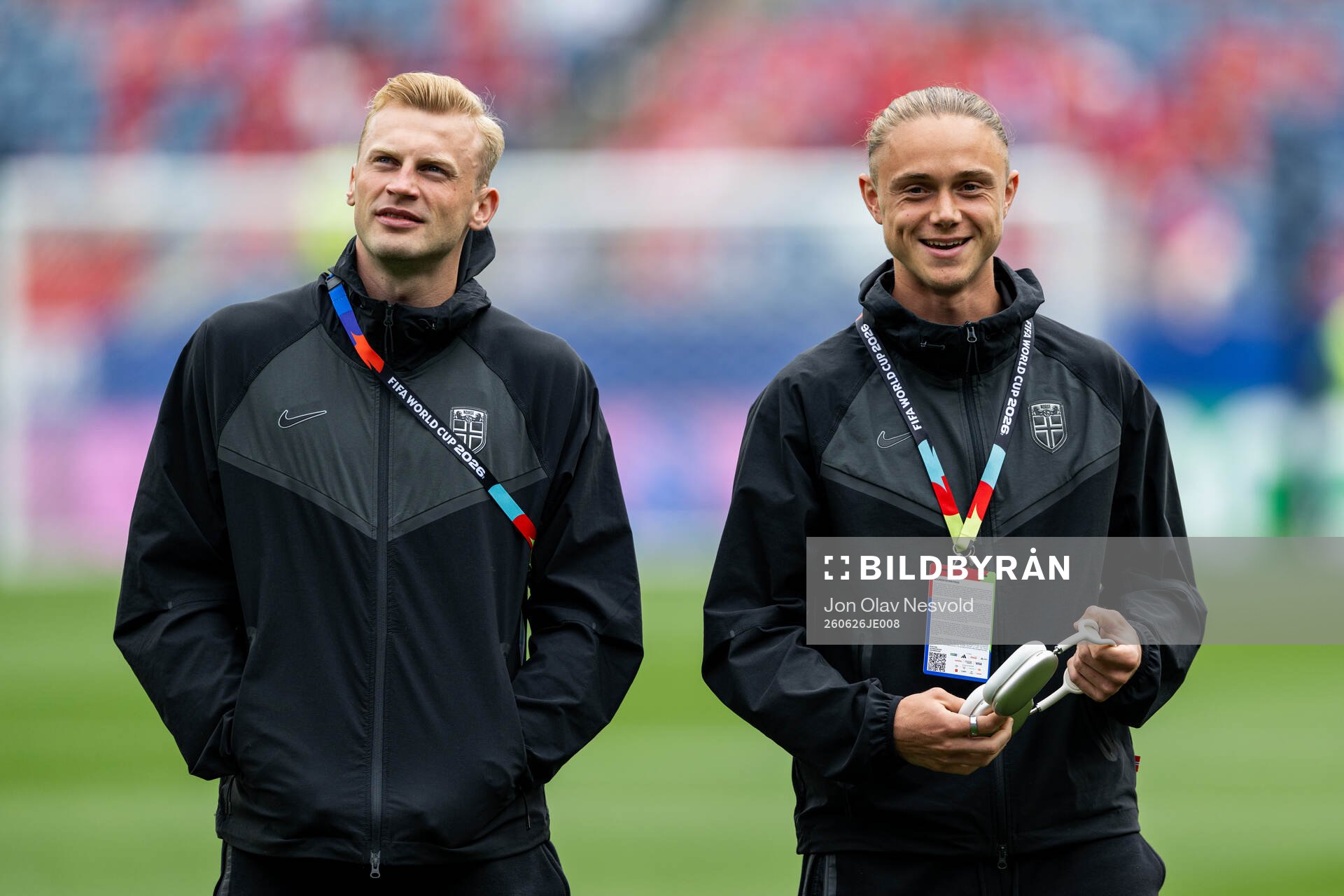 Sondre Klingen Langås and Thelonious Aasgaard of Norway