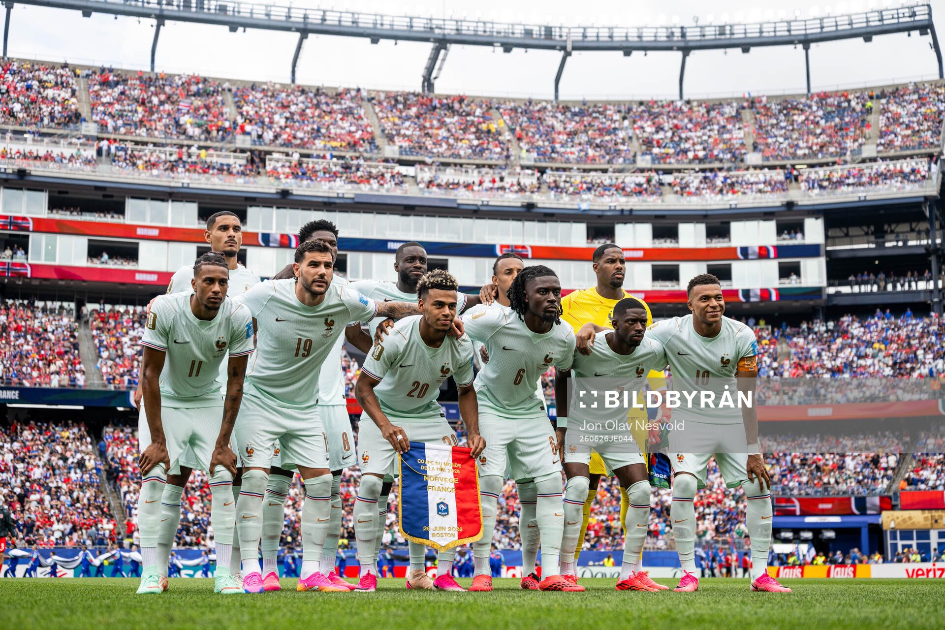 Starting eleven of France the FIFA World Cup 2026 group