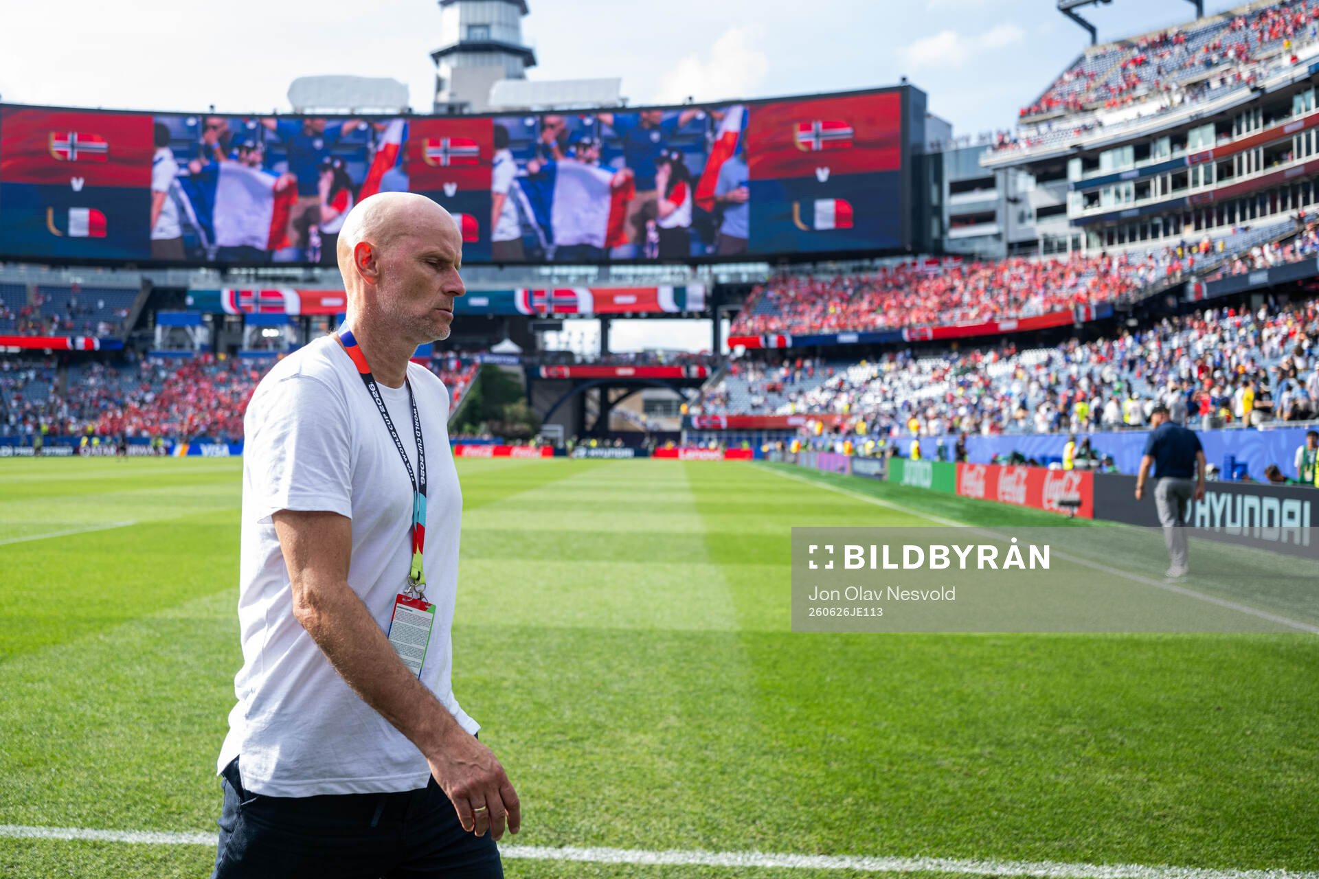 Head coach Ståle Solbakken of Norway