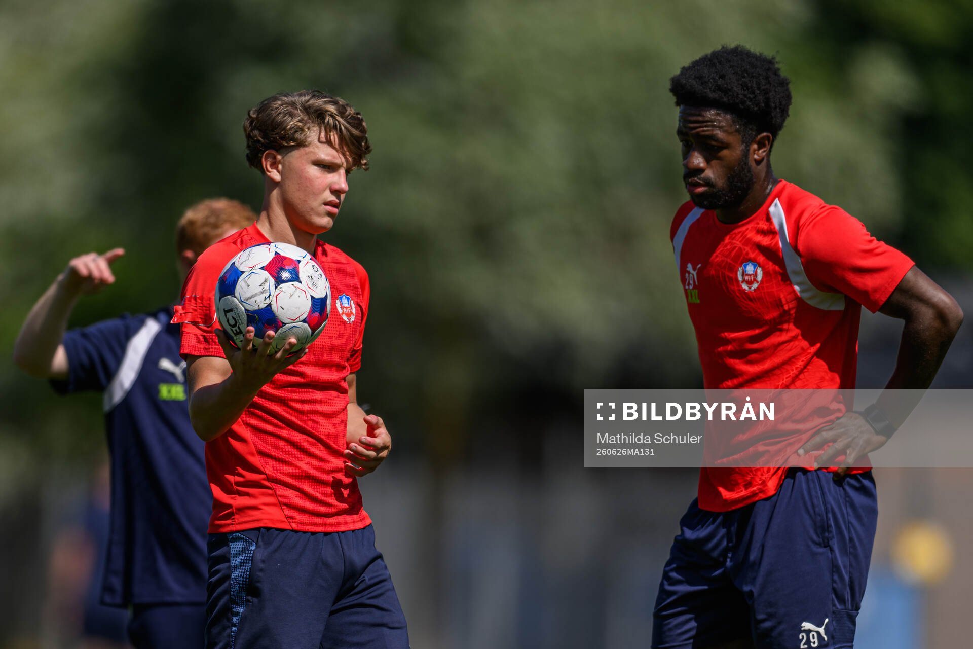 Lucas Landgren Persson och Kevin Nyarko