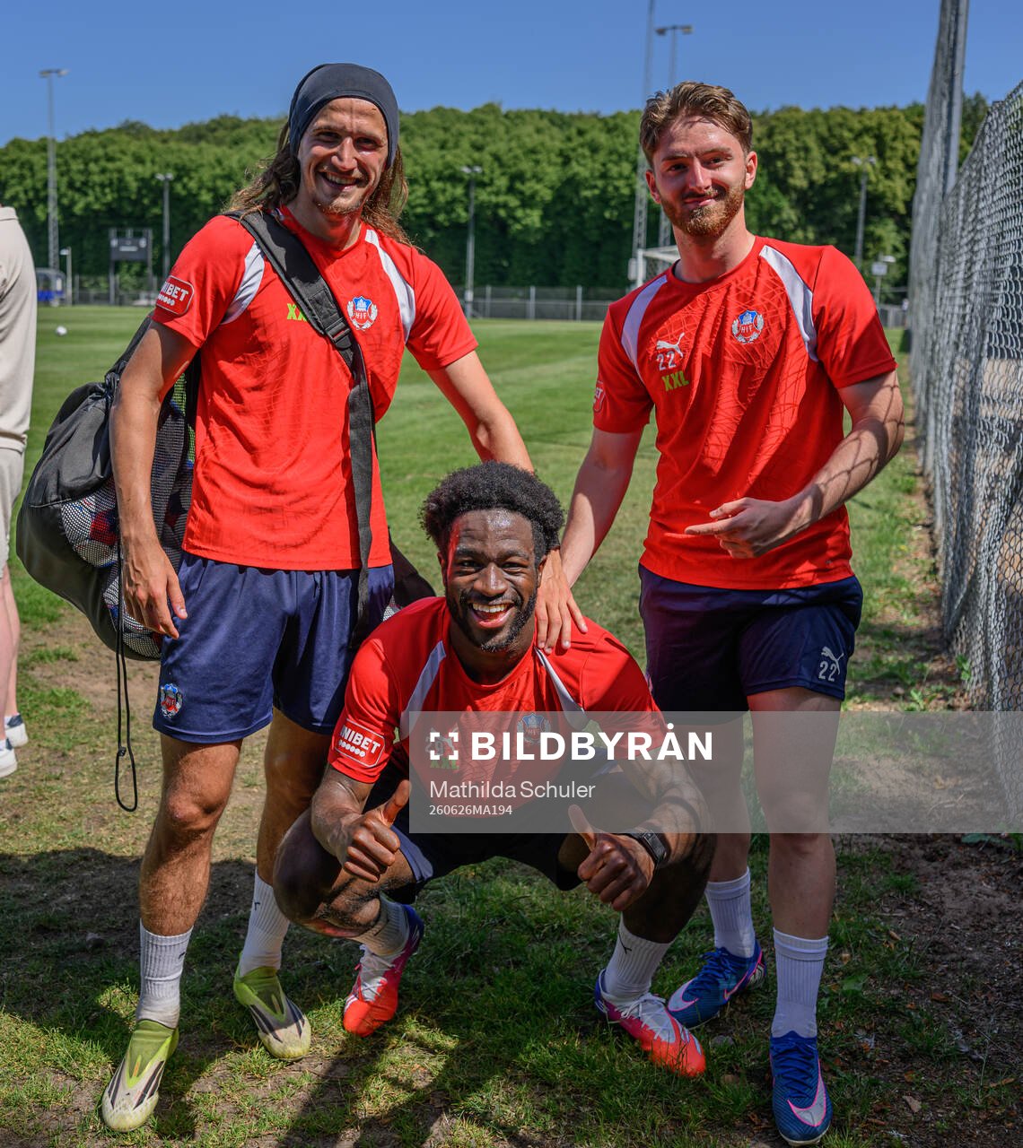 Ervin Gigovic, Kevin Nyarko och Timothe Rupil