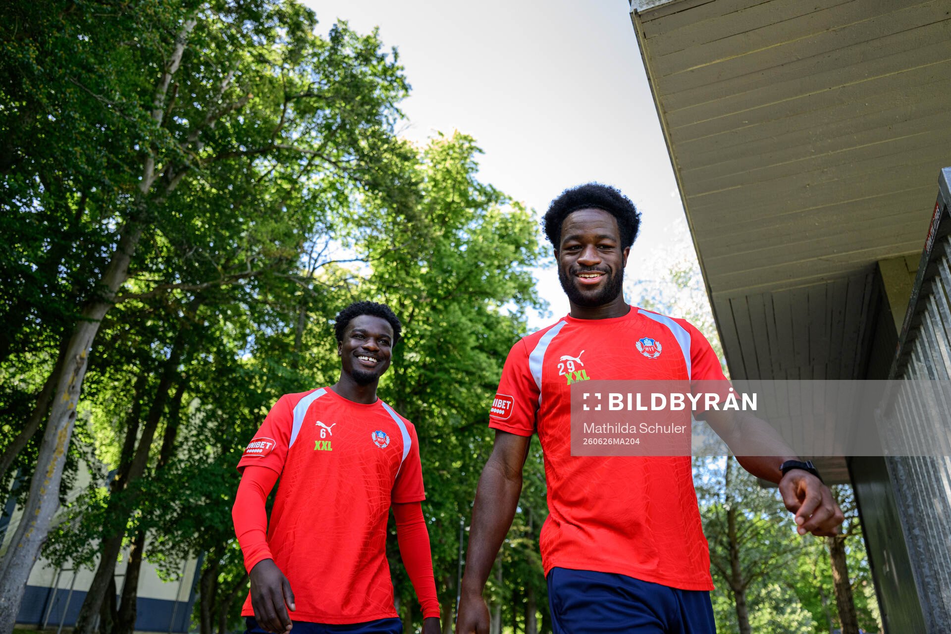 Samuel Asoma och Kevin Nyarko