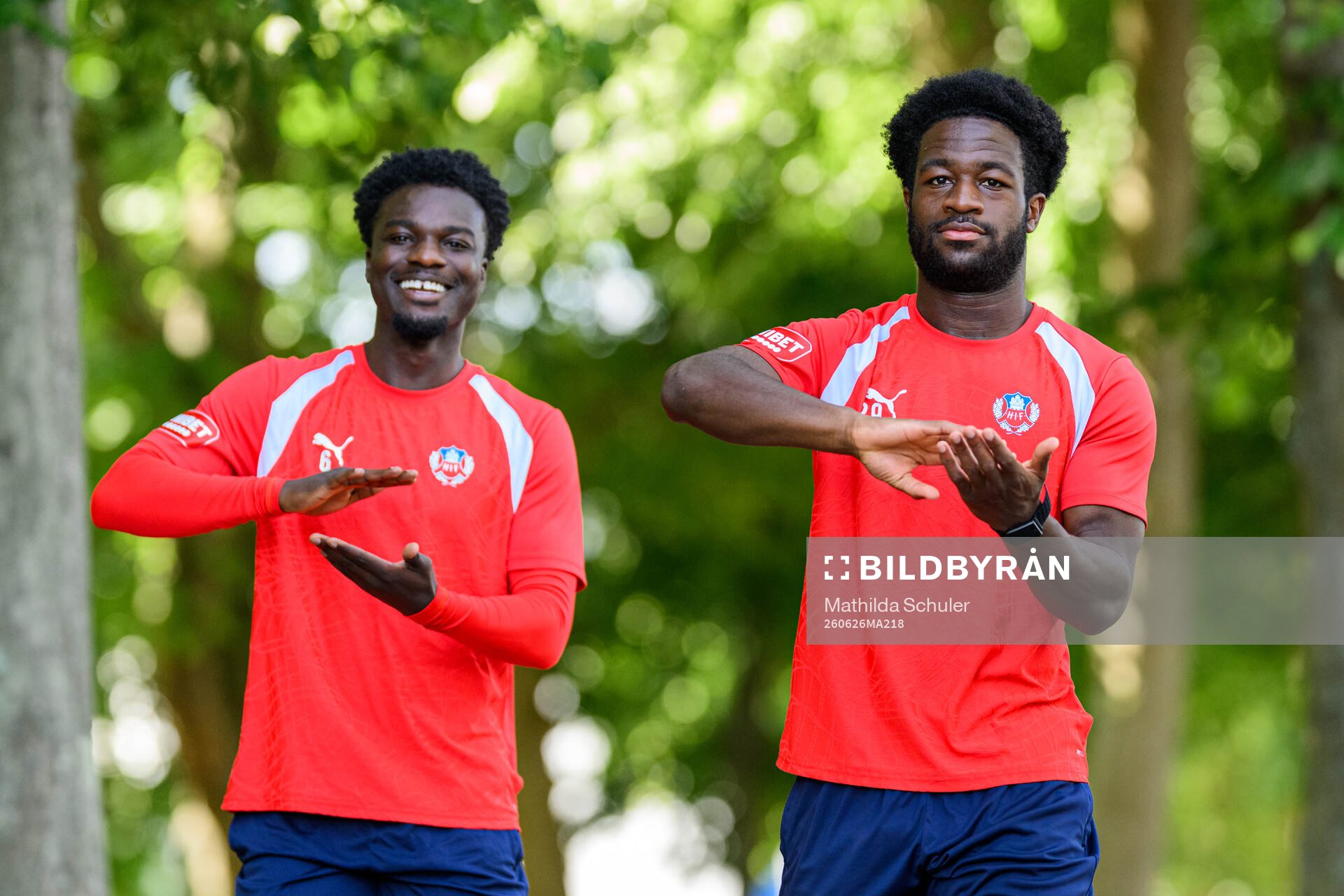 Samuel Asoma och Kevin Nyarko