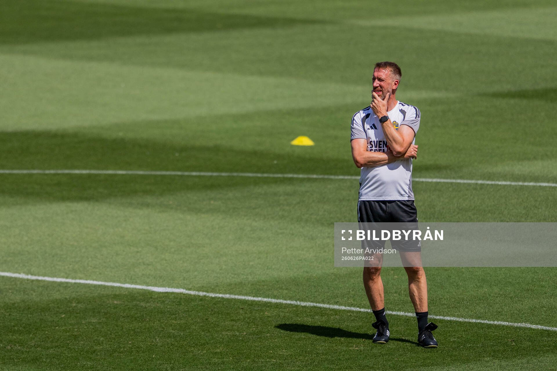 Head coach Graham Potter of the Swedish national football