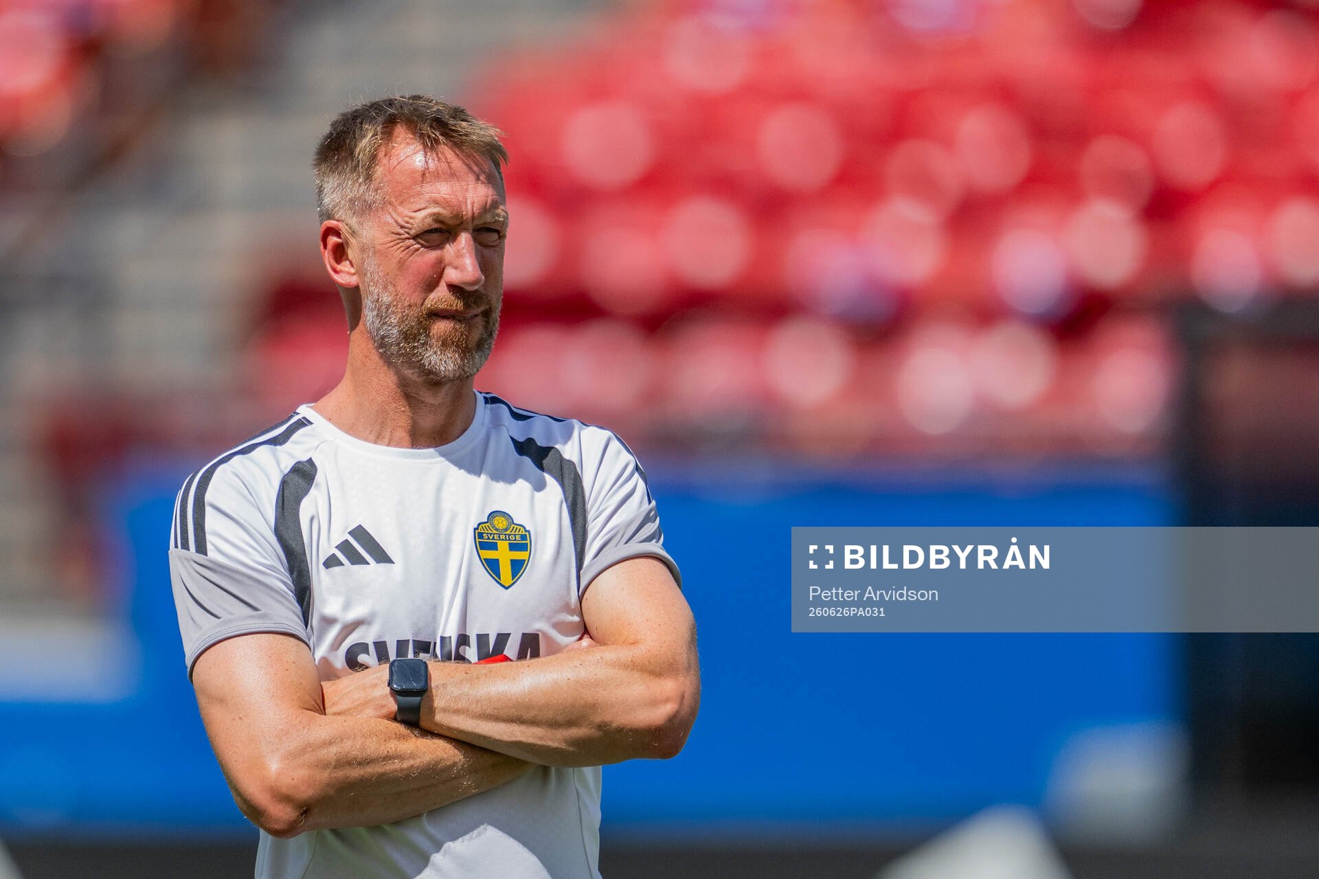 Head coach Graham Potter of the Swedish national football