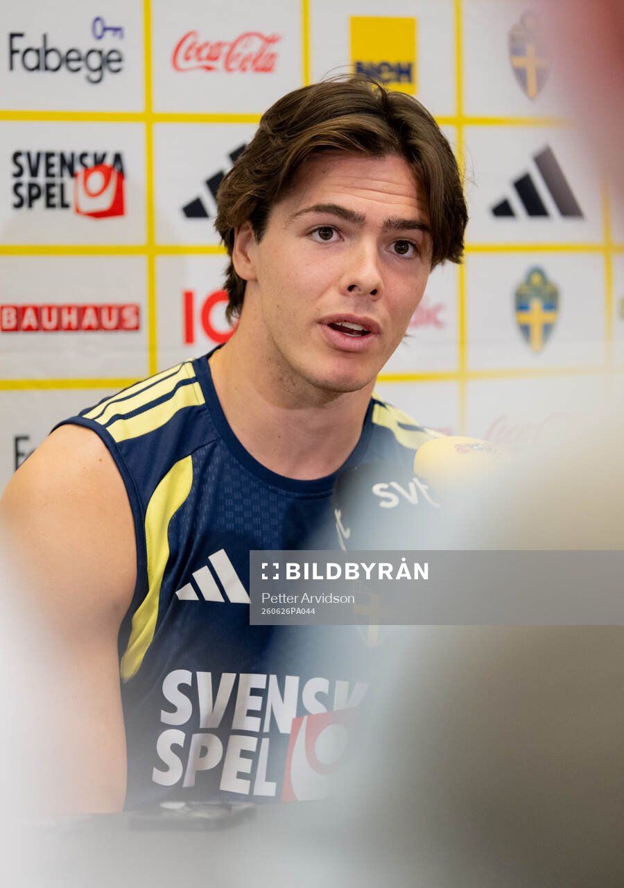 Goalkeeper Jacob Widell Zetterström of the Swedish men's
