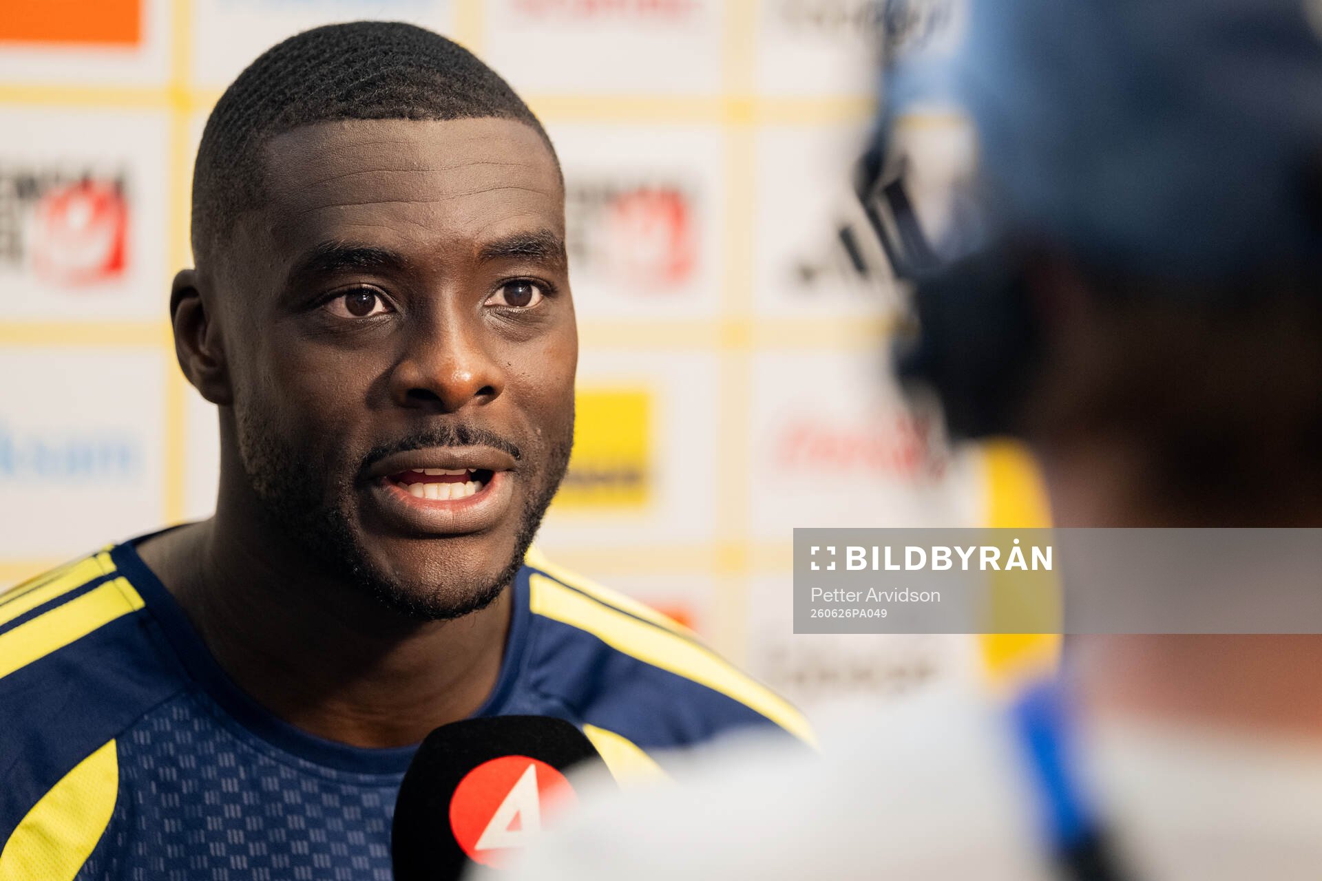 Ken Sema of the Swedish men's national football team