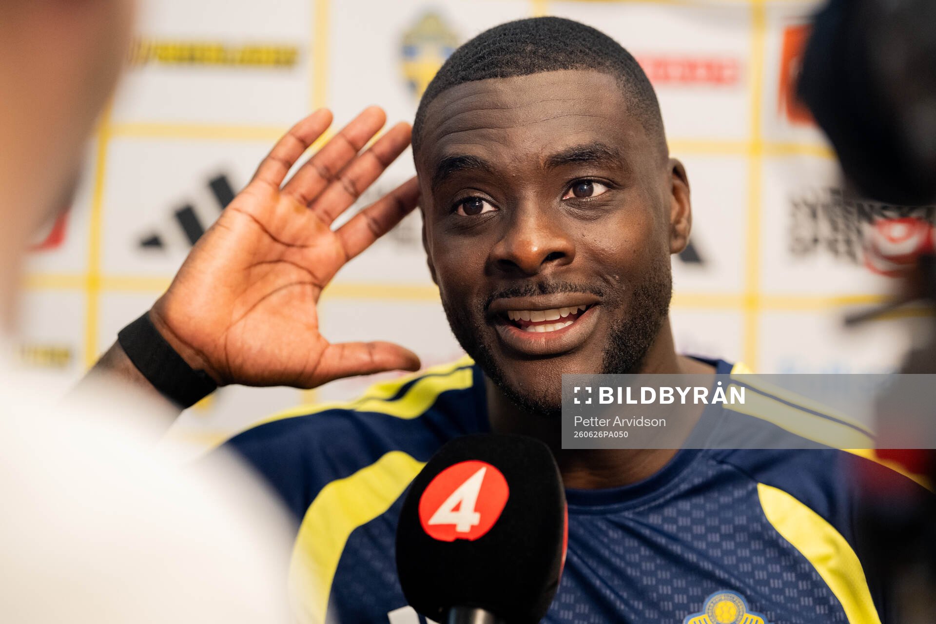 Ken Sema of the Swedish men's national football team