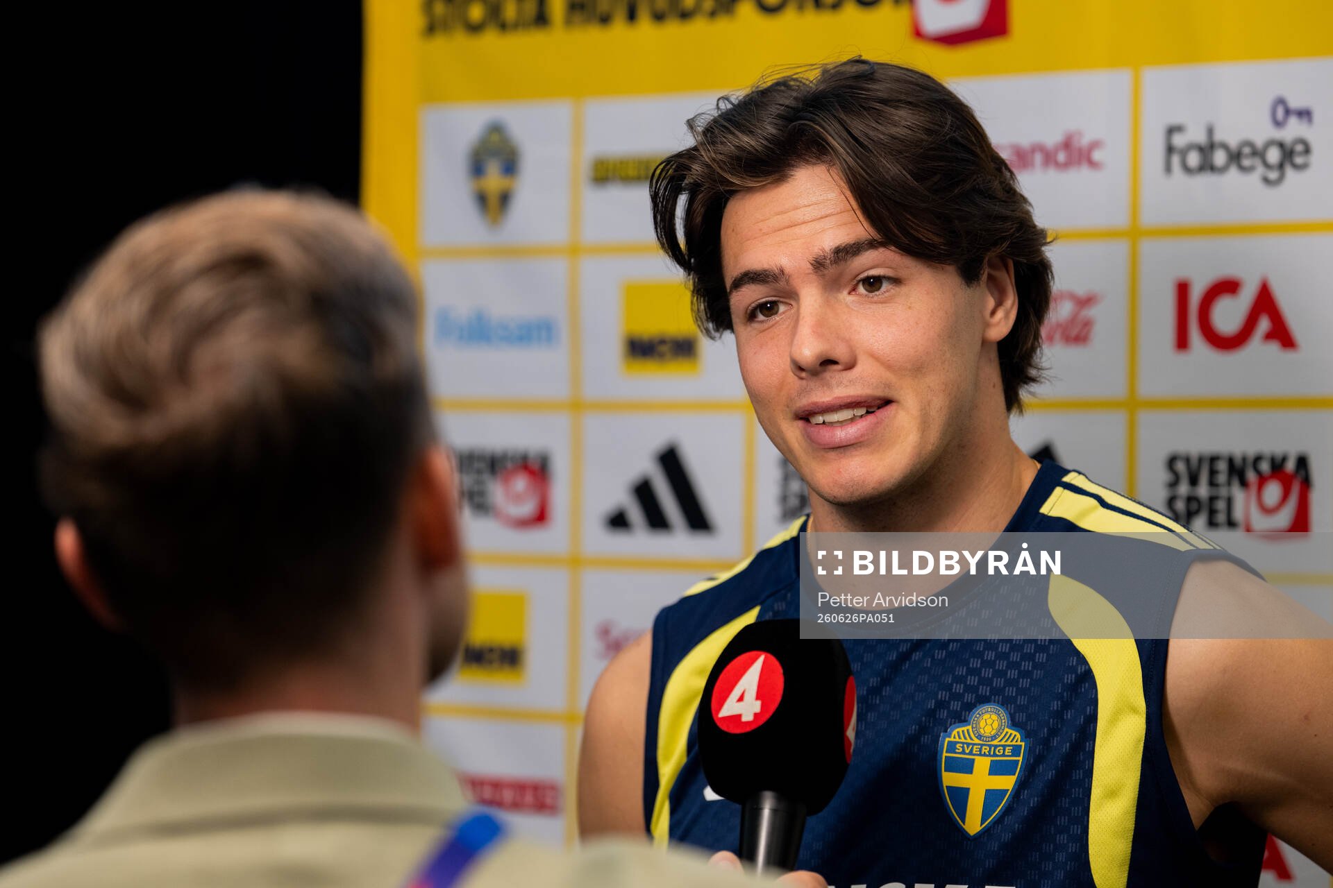 Goalkeeper Jacob Widell Zetterström of the Swedish men's