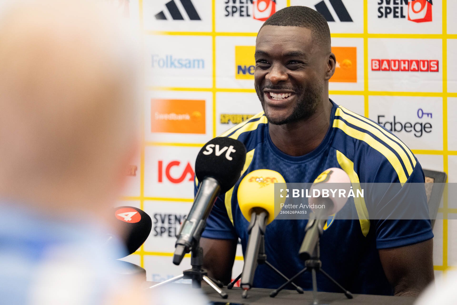 Ken Sema of the Swedish men's national football team