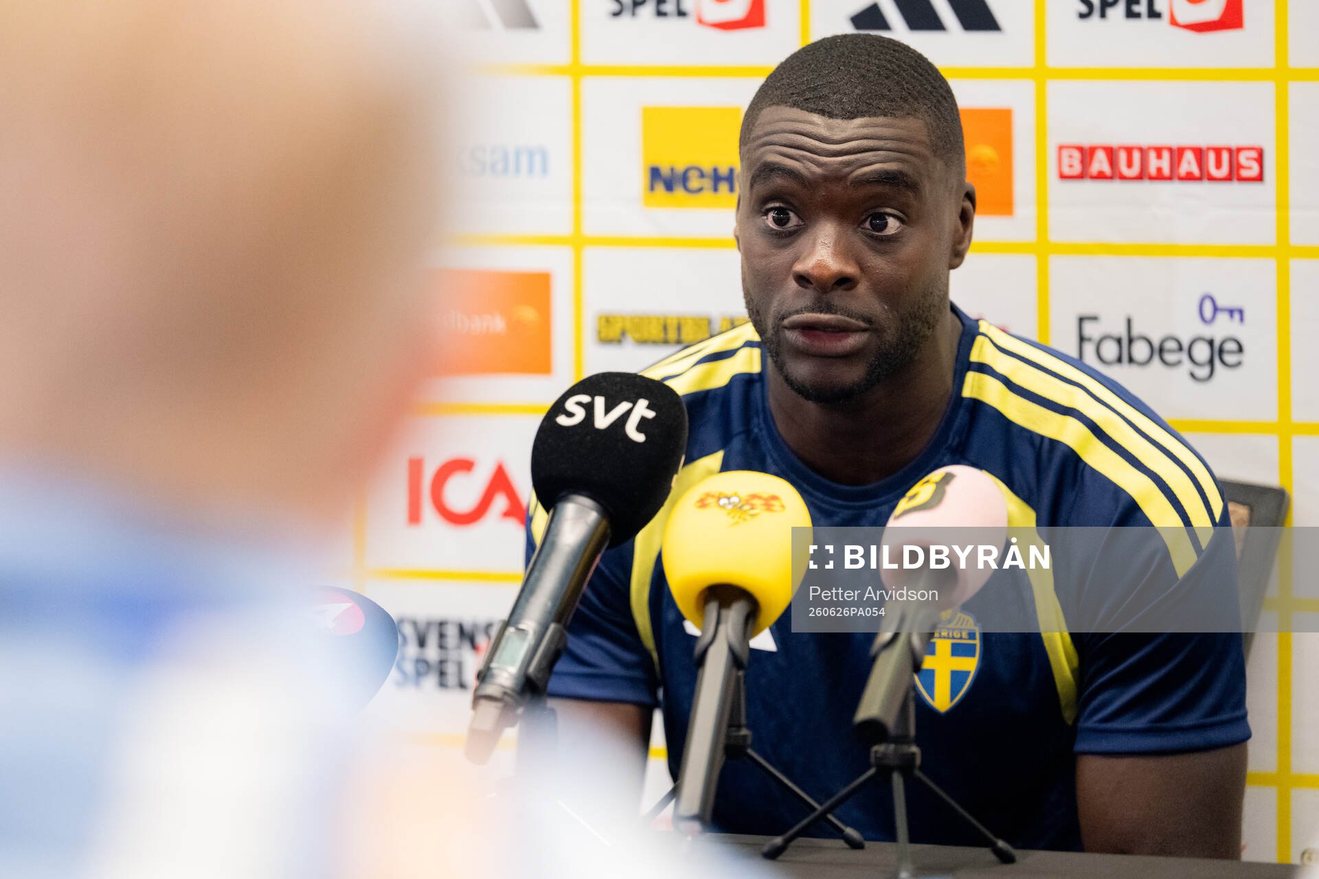Ken Sema of the Swedish men's national football team